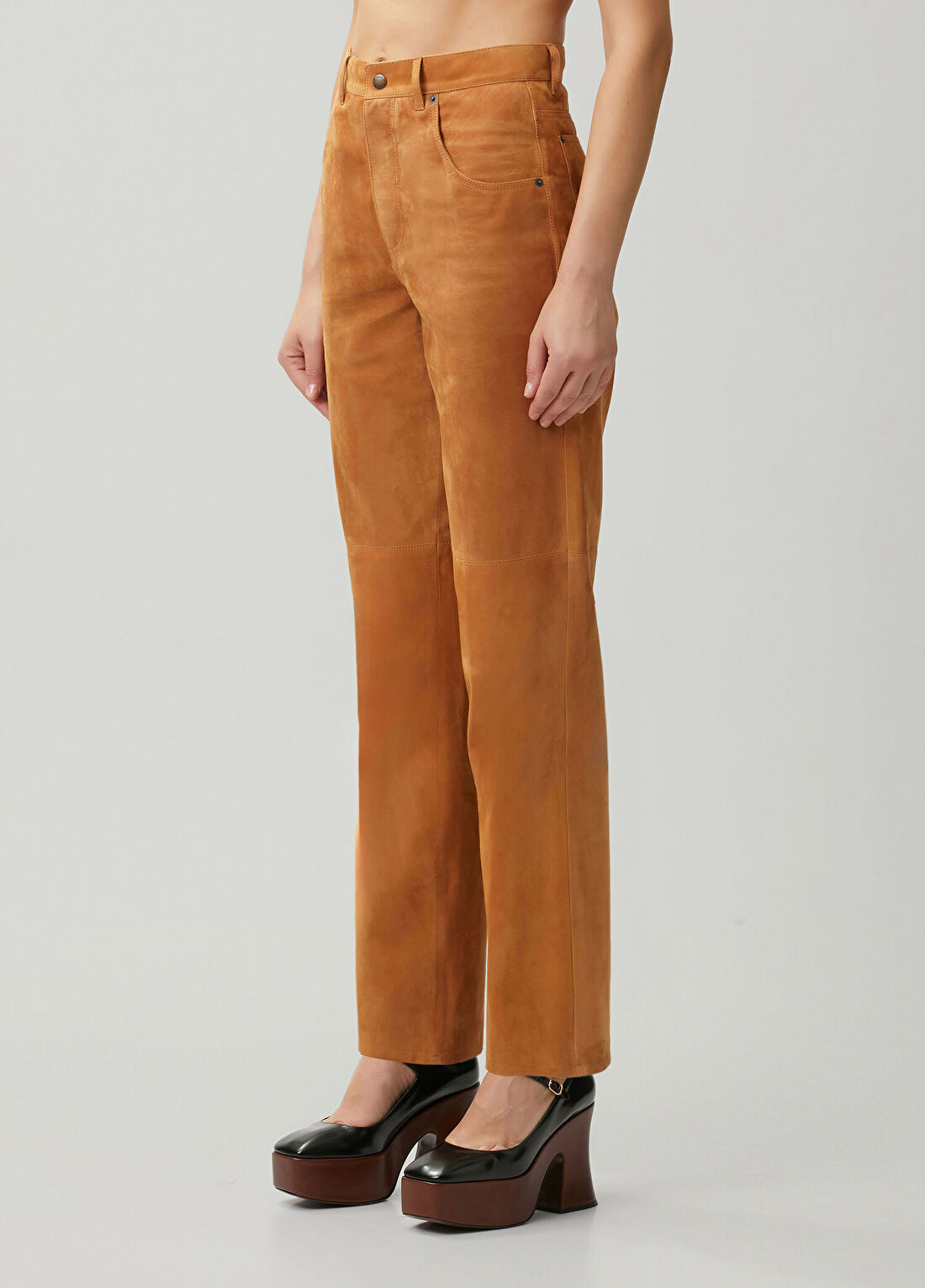 Chloe Karamal Süet Pantolon görsel 2