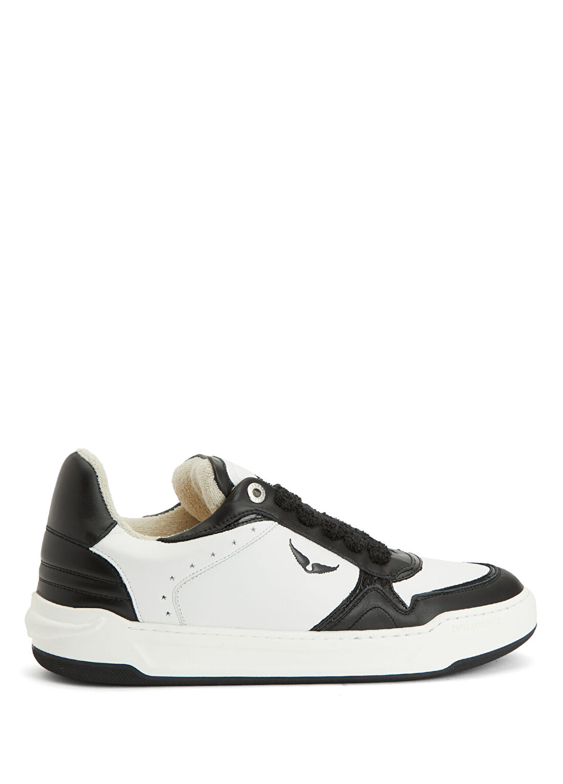 Zadig&Voltaire Wings Siyah Beyaz Erkek Deri Sneaker