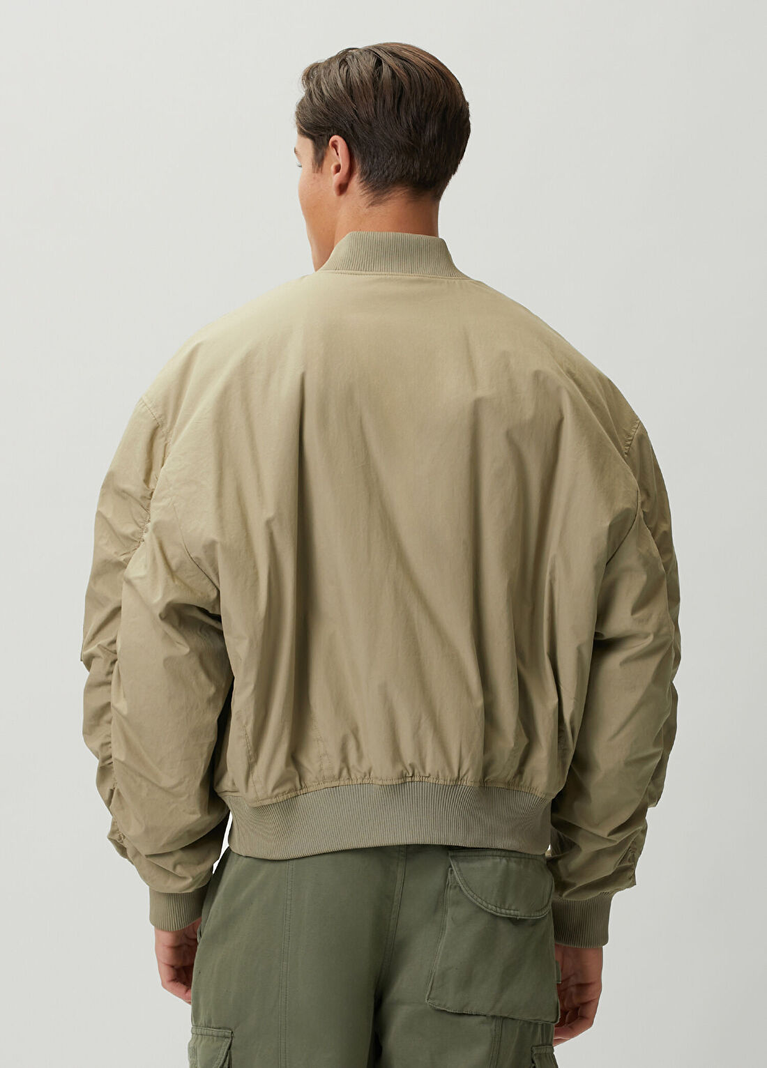 Balmain Haki Bomber Ceket görsel 4