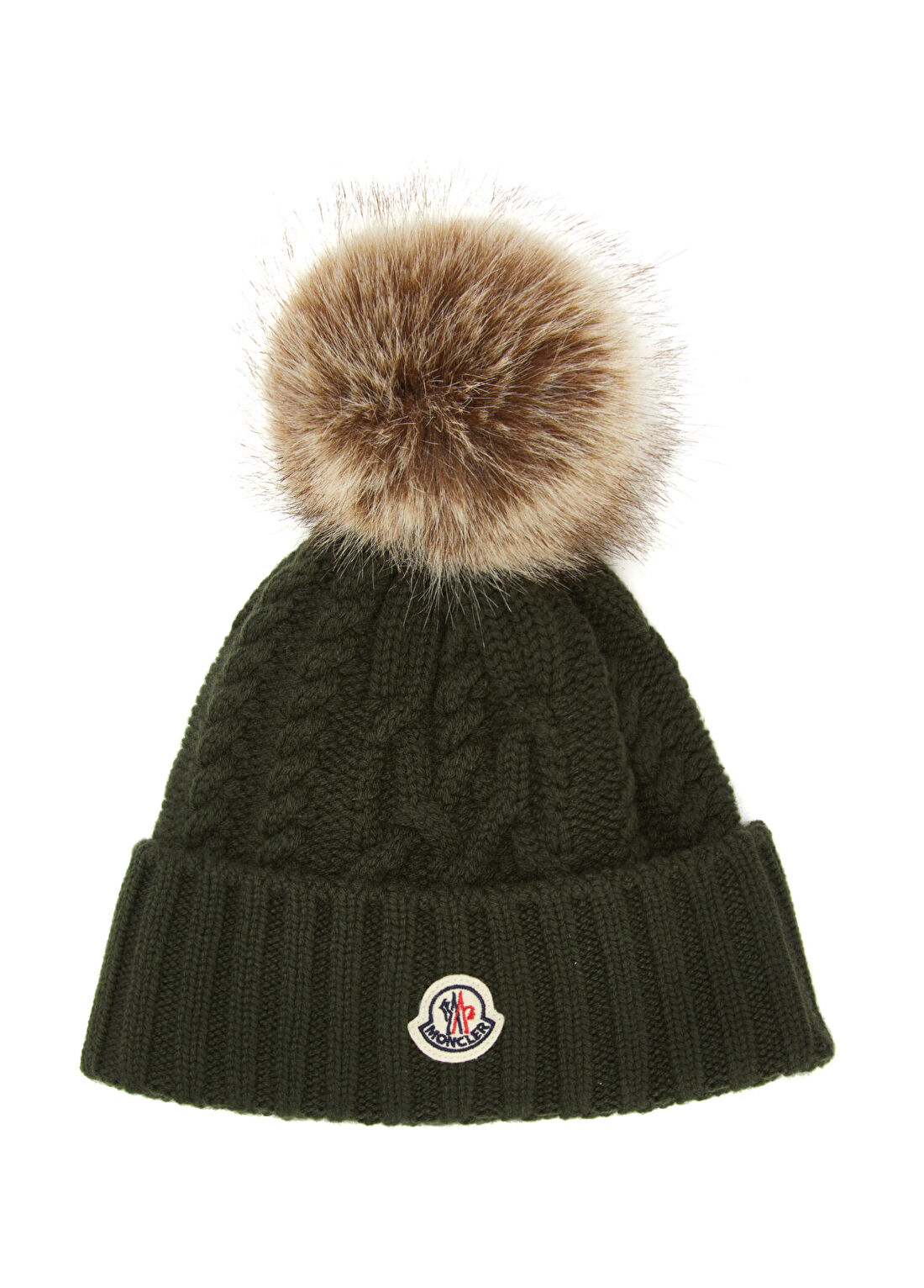 Moncler Koyu Yeşil Kadın Yün Bere