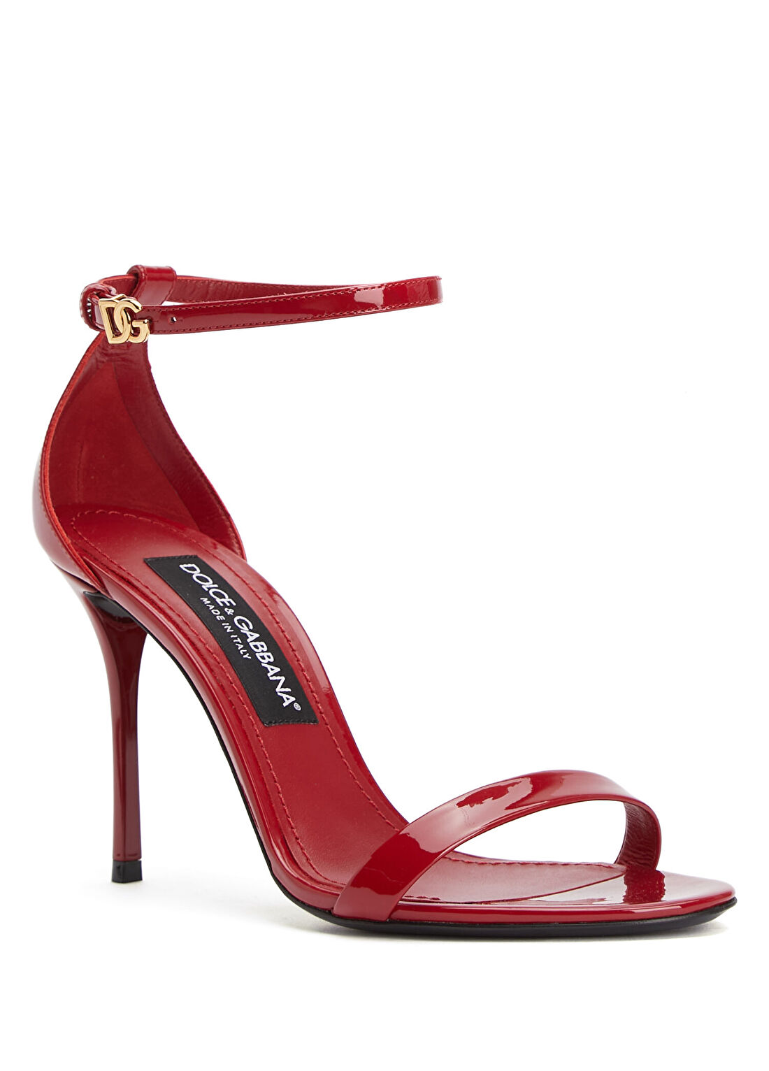 Dolce&Gabbana Kırmızı Kadın Deri Sandalet görsel 2
