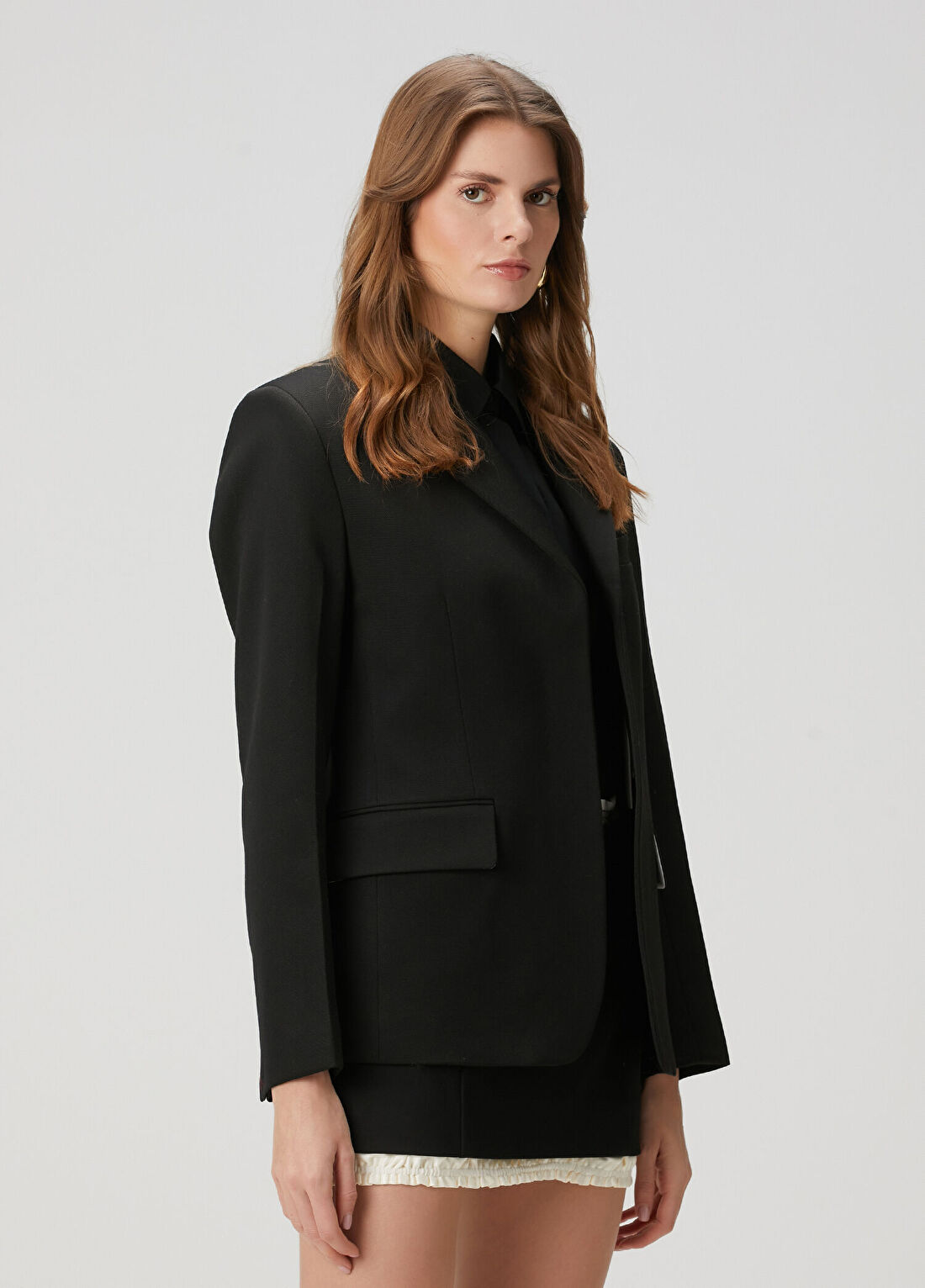 Victoria Beckham Tux Siyah Blazer görsel 3