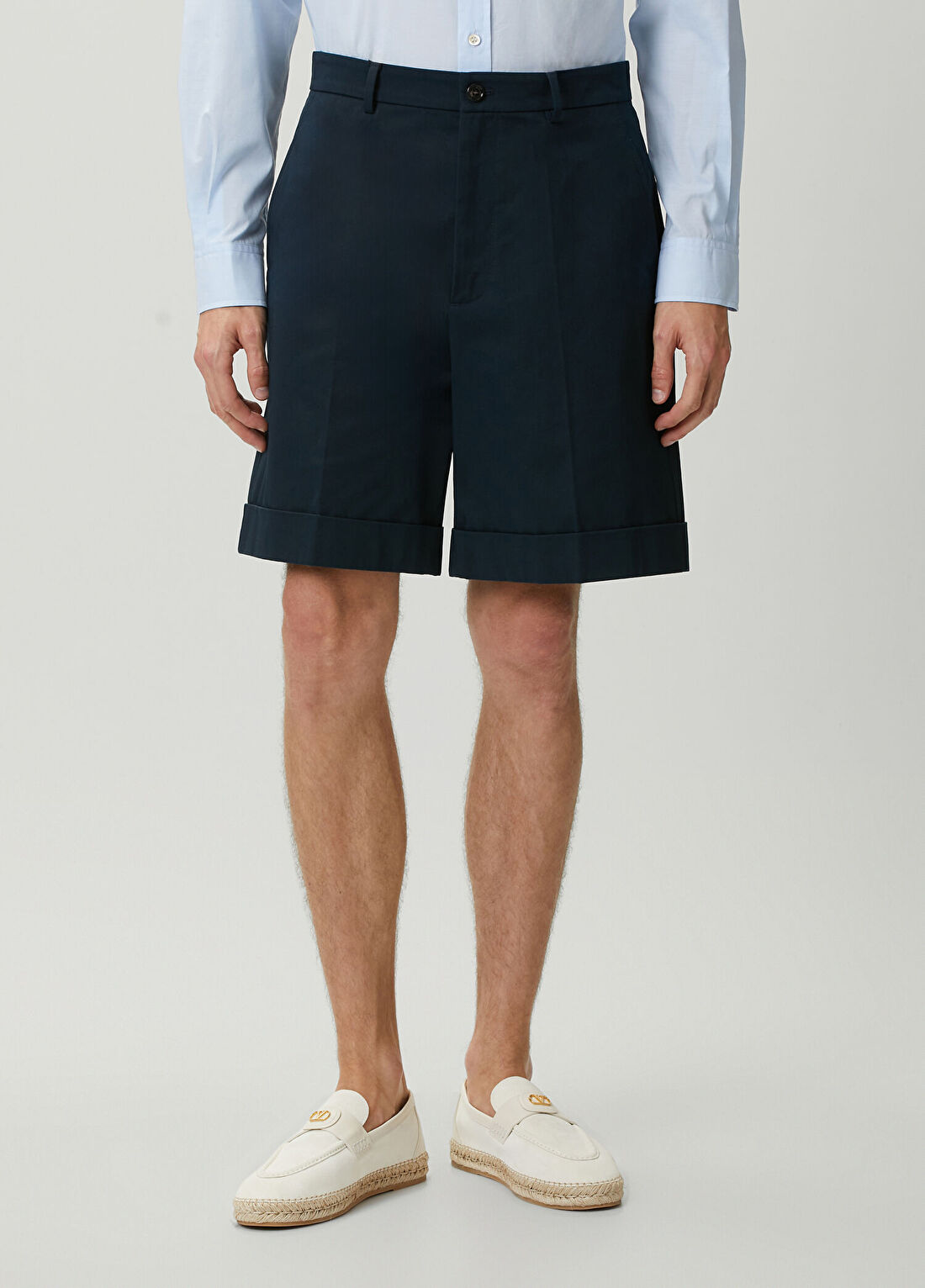 Valentino Lacivert Bermuda görsel 2