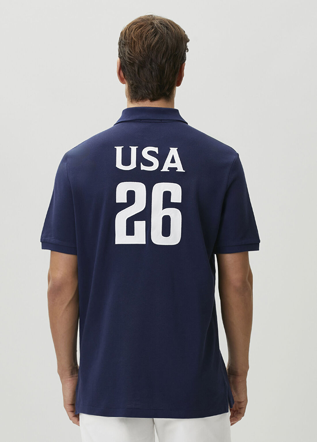 Polo Ralph Lauren Classic Fit USA Koyu Yeşil Polo T-shirt görsel 4