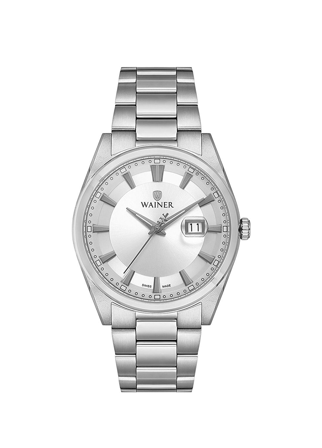 Wainer WA.17200-A Gümüş Metal Erkek Kol Saati