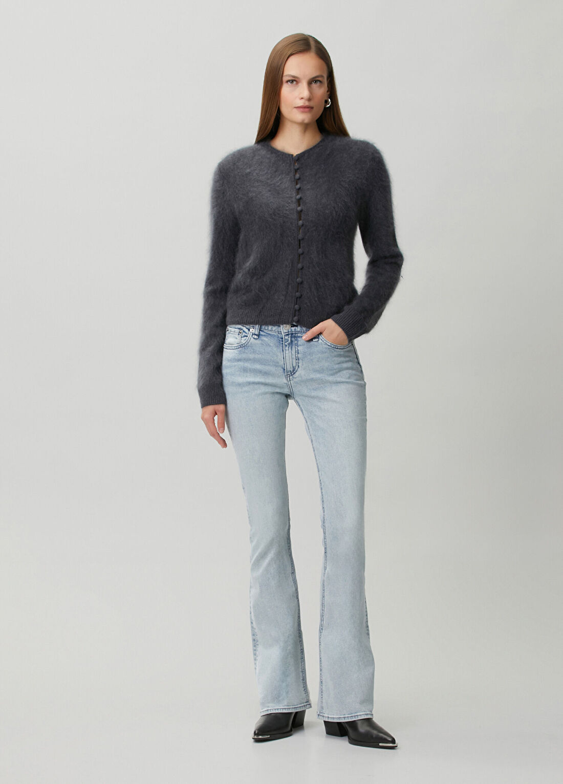 Rag&Bone Kinsley Açık Mavi Jean Pantolon