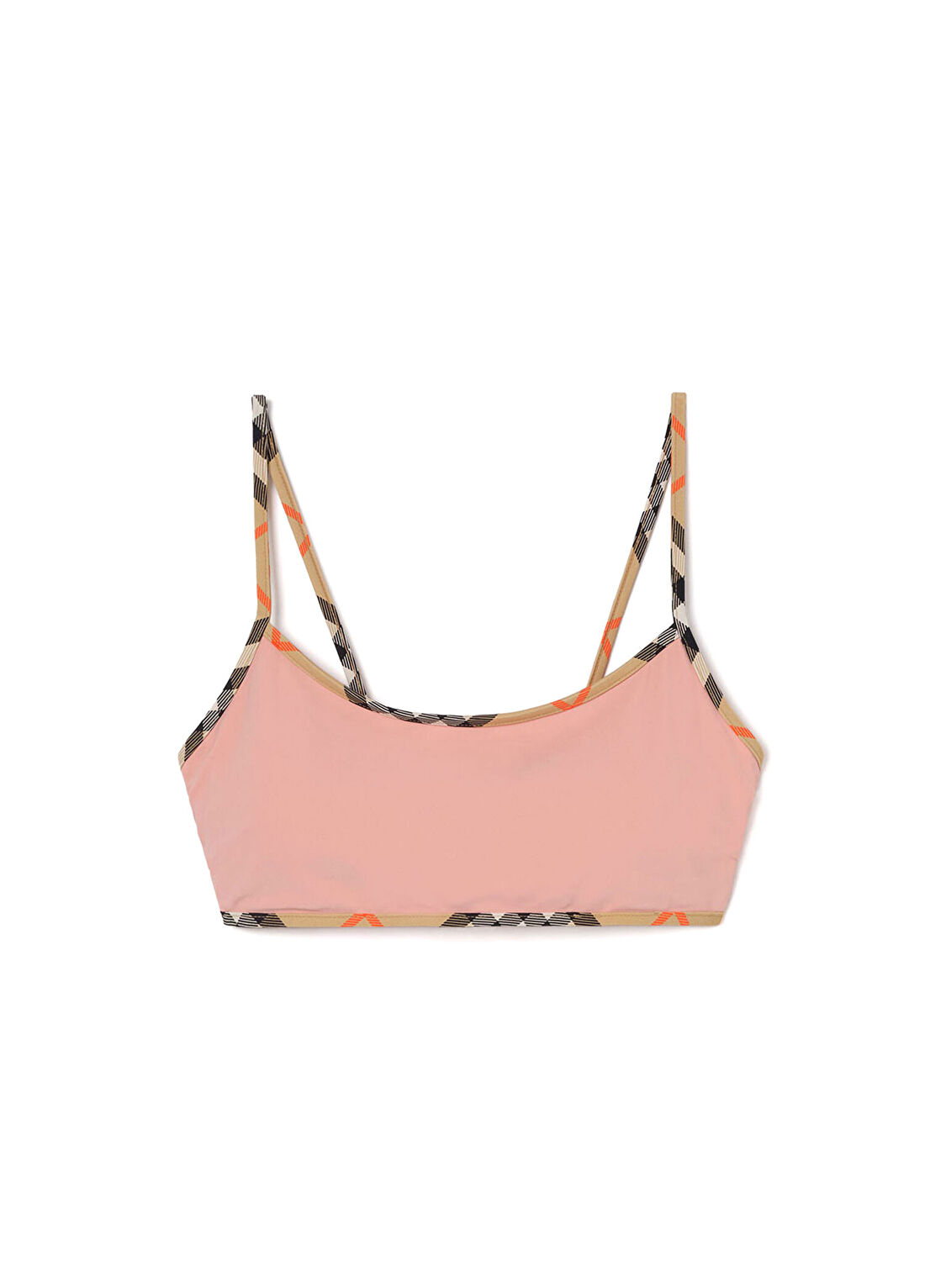 Burberry Starla Pembe Straplez Kadın Bikini Üstü