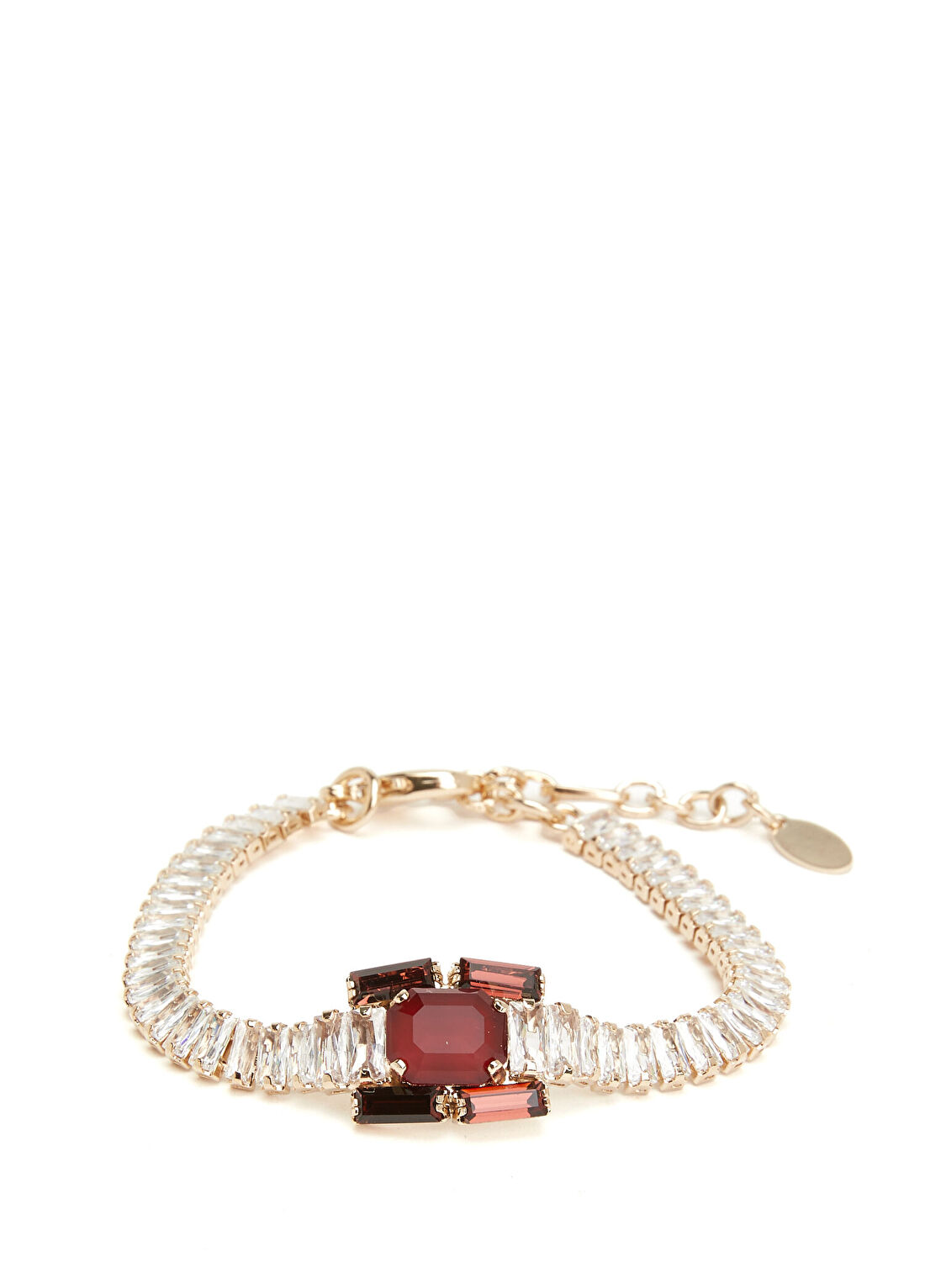 Beymen Collection Bordo Taşlı Kadın Bileklik
