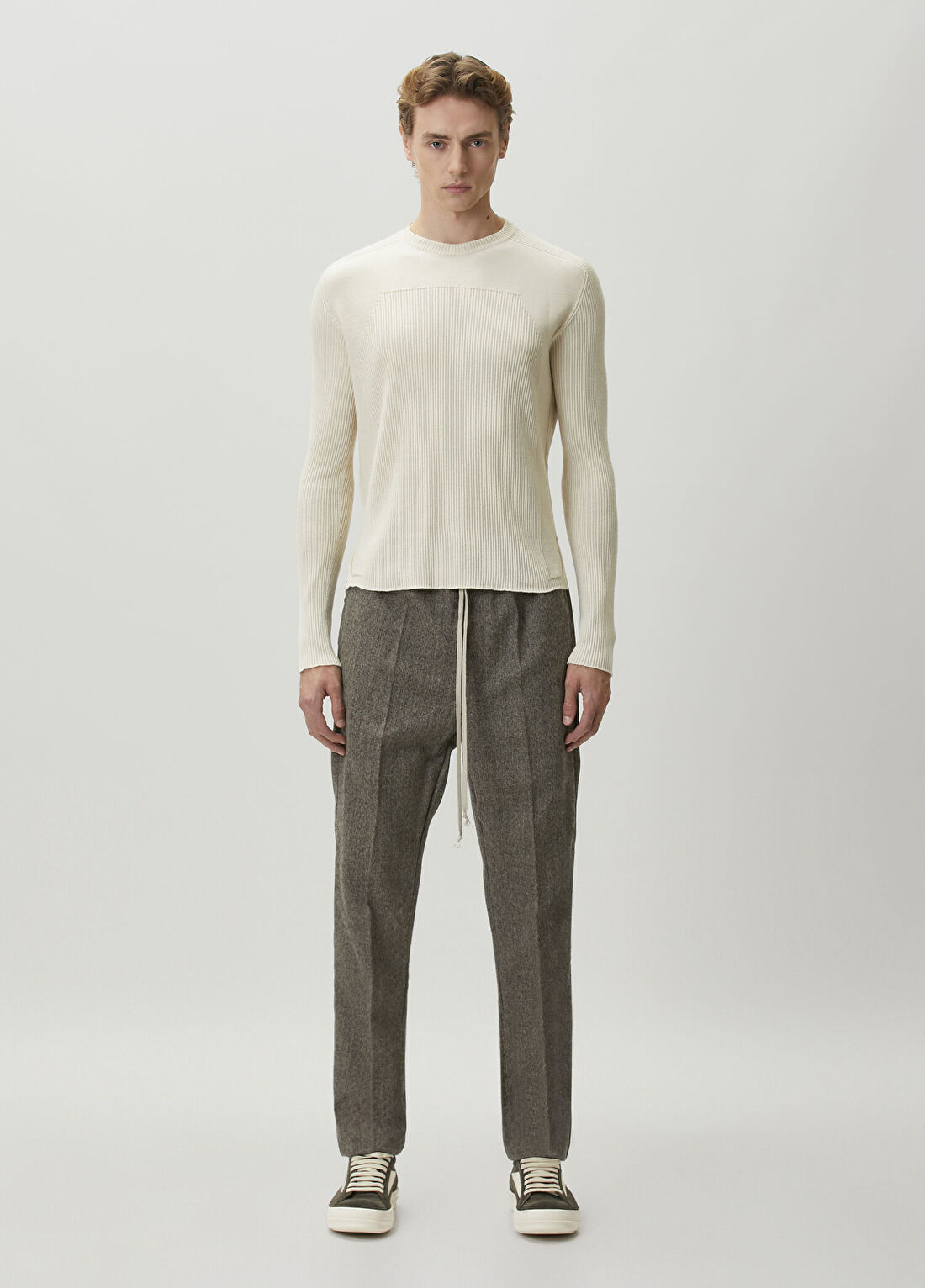 Rick Owens Geo Ekru Yün Triko görsel 2