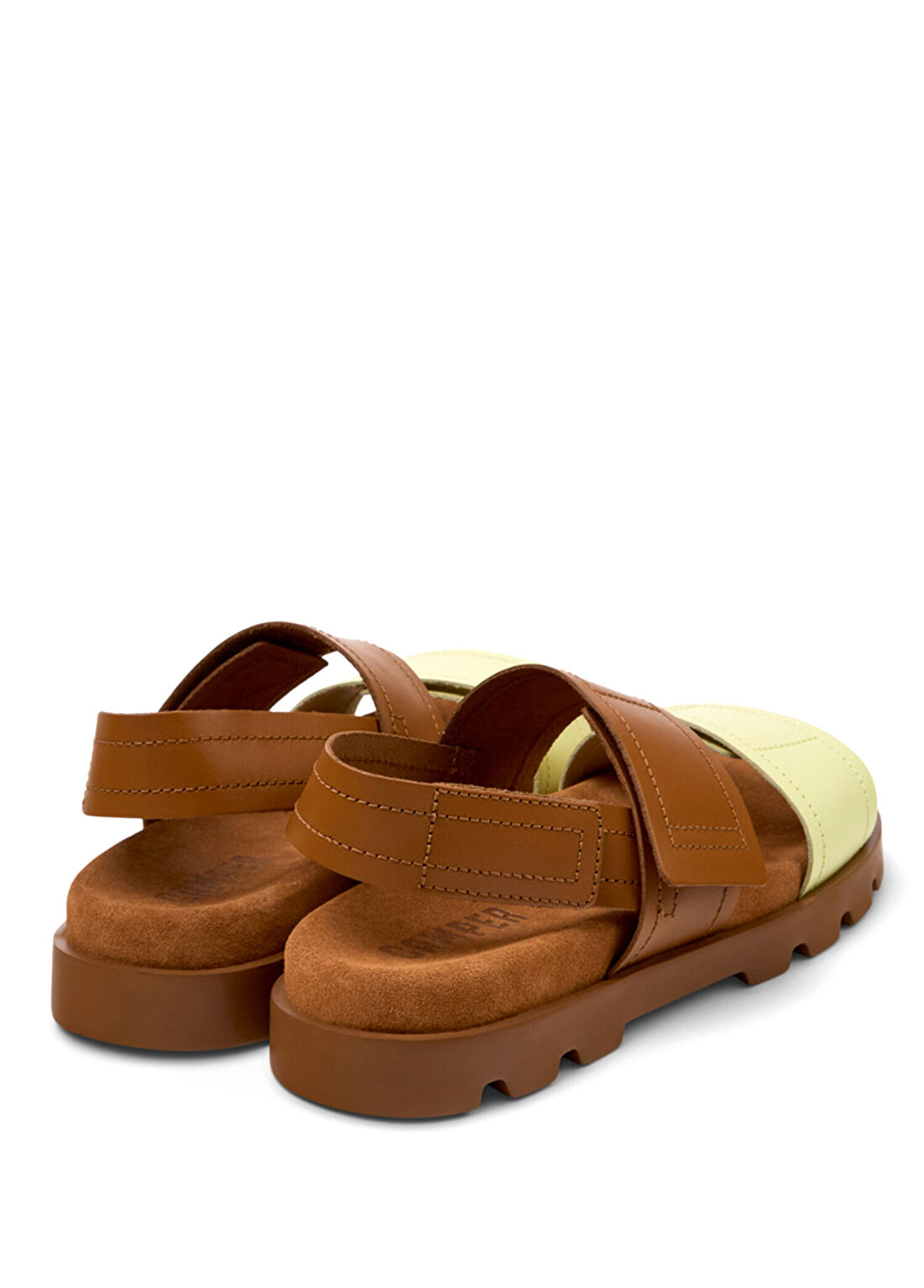 Camper Brutus Sandal Renkli Deri Kadın Sandalet K201323-017 görsel 3