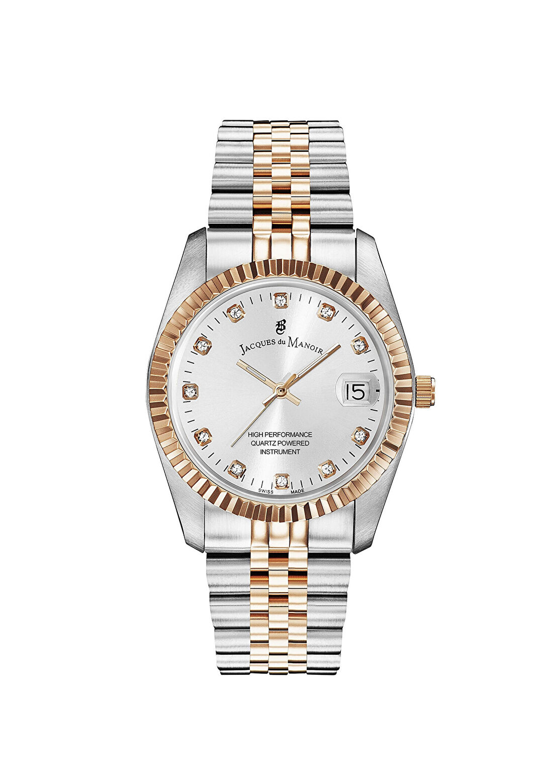 Jacques Du Manoir NRO.23 Metalik Gri Rose Gold Kadın Kol Saati
