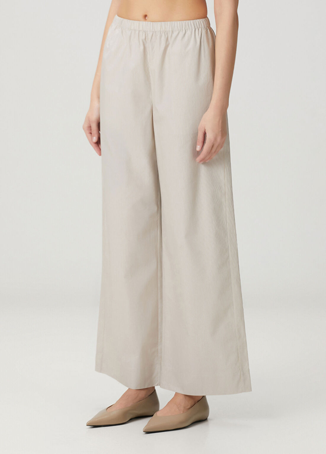By Malene Birger Cabello Kırık Beyaz Pantolon görsel 3