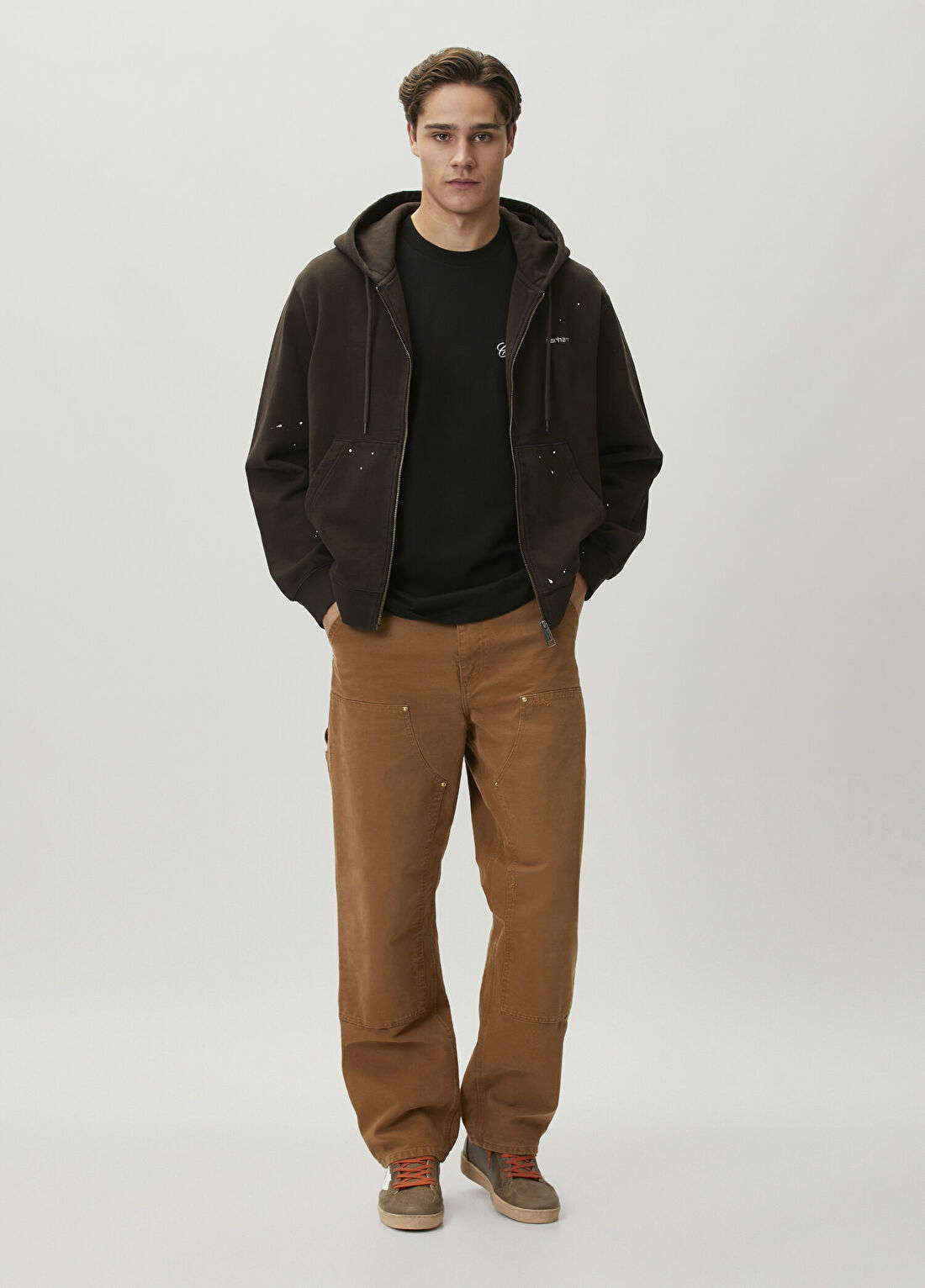 Carhartt WIP Gracious Siyah Oversize T-shirt görsel 2