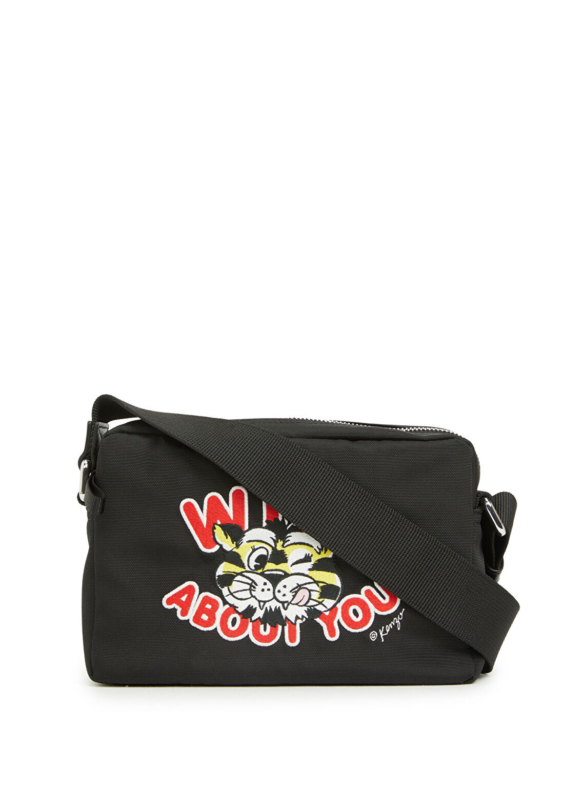 Kenzo Wild Tiger Siyah Erkek Çapraz Çanta