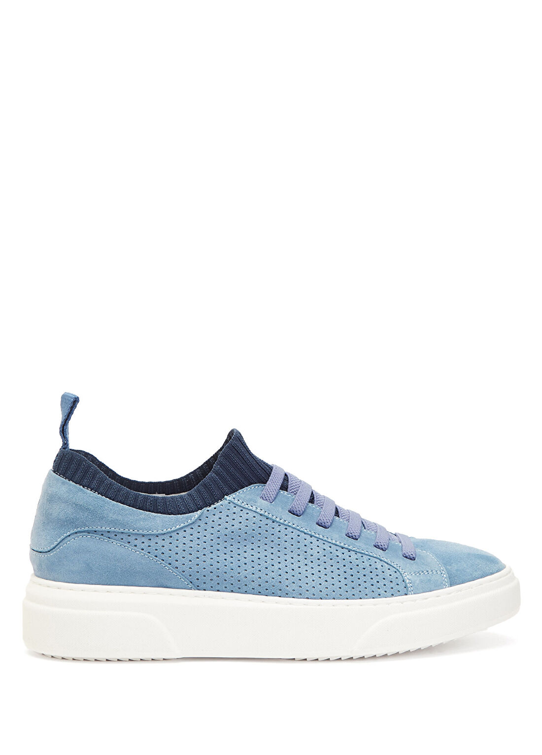 Pal Zileri Mavi Erkek Süet Sneaker