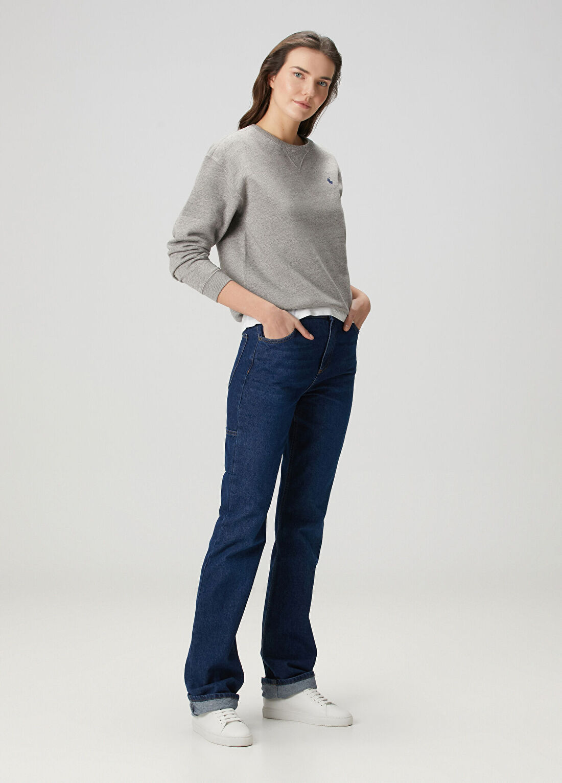 Polo Ralph Lauren Gri Sweatshirt görsel 2