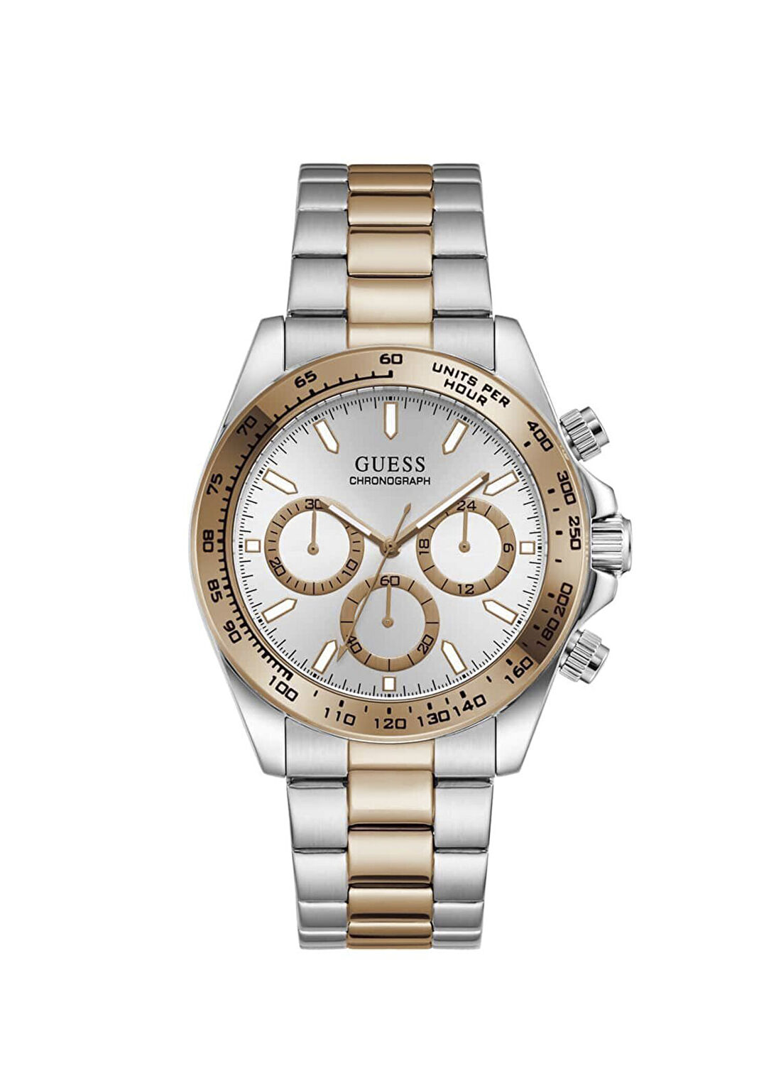 Guess GUGW1058G6 Altın Rengi Metalik Gri Çelik Erkek Kol Saati