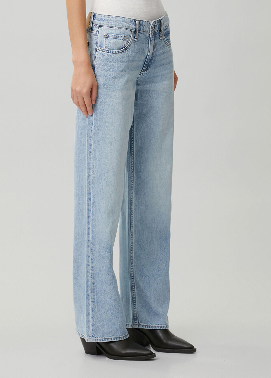 Rag&Bone Cam Açık Mavi Jean Pantolon görsel 3