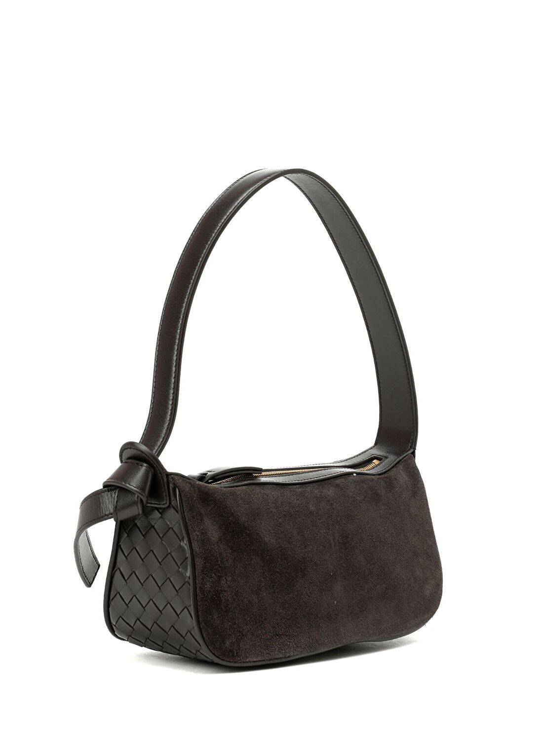 Bottega Veneta Nodo Koyu Kahverengi Kadın Deri Çanta görsel 2