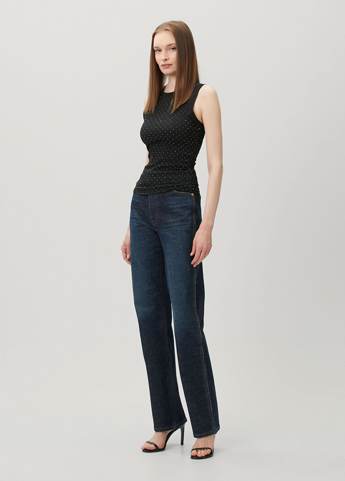 Guess Francine Siyah Atlet görsel 2