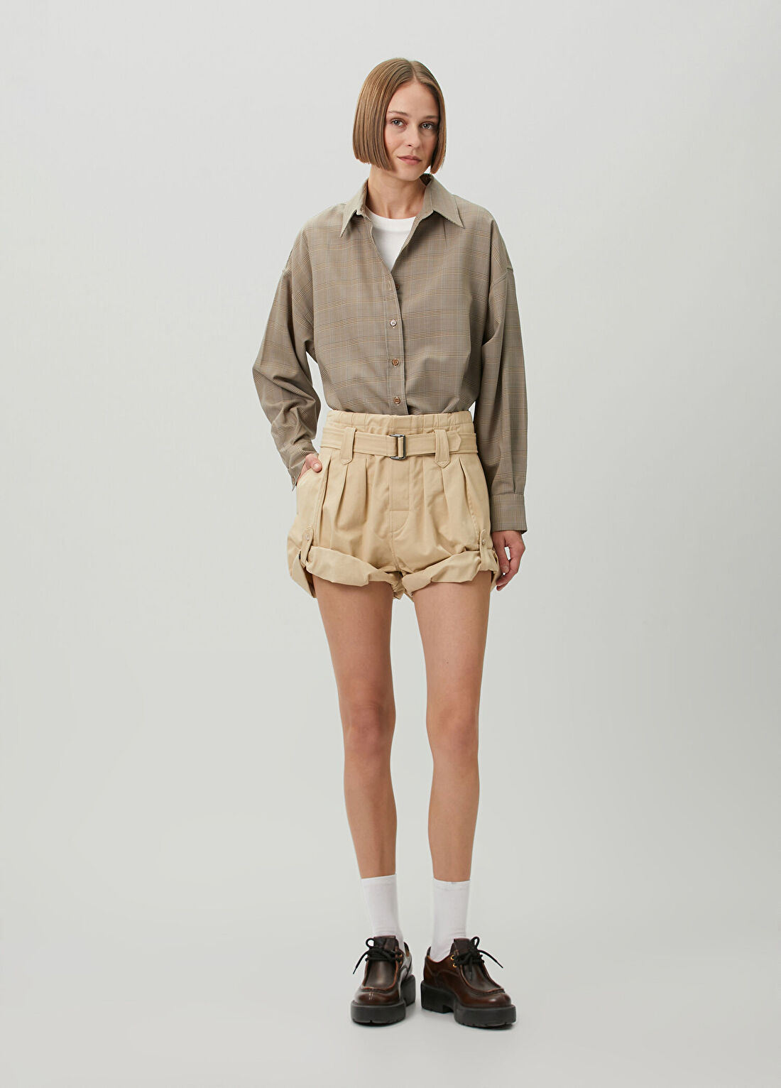 Kenzo Bej Twill Şort