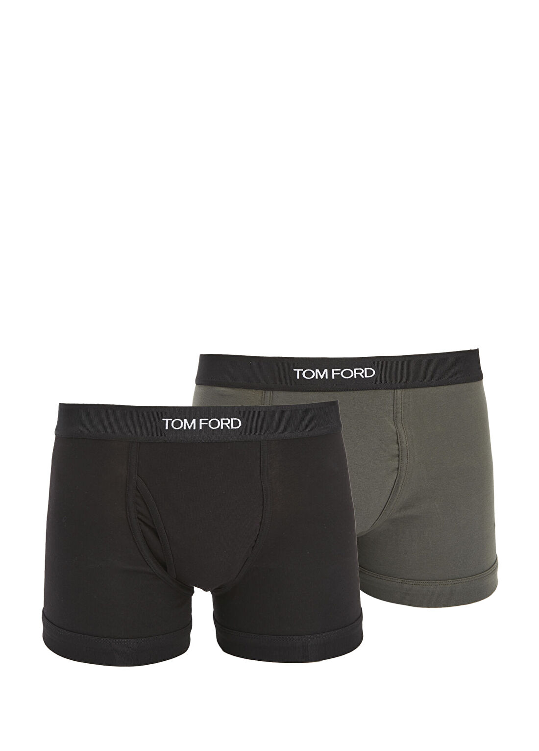 Tom Ford Haki Siyah 2li Boxer Seti