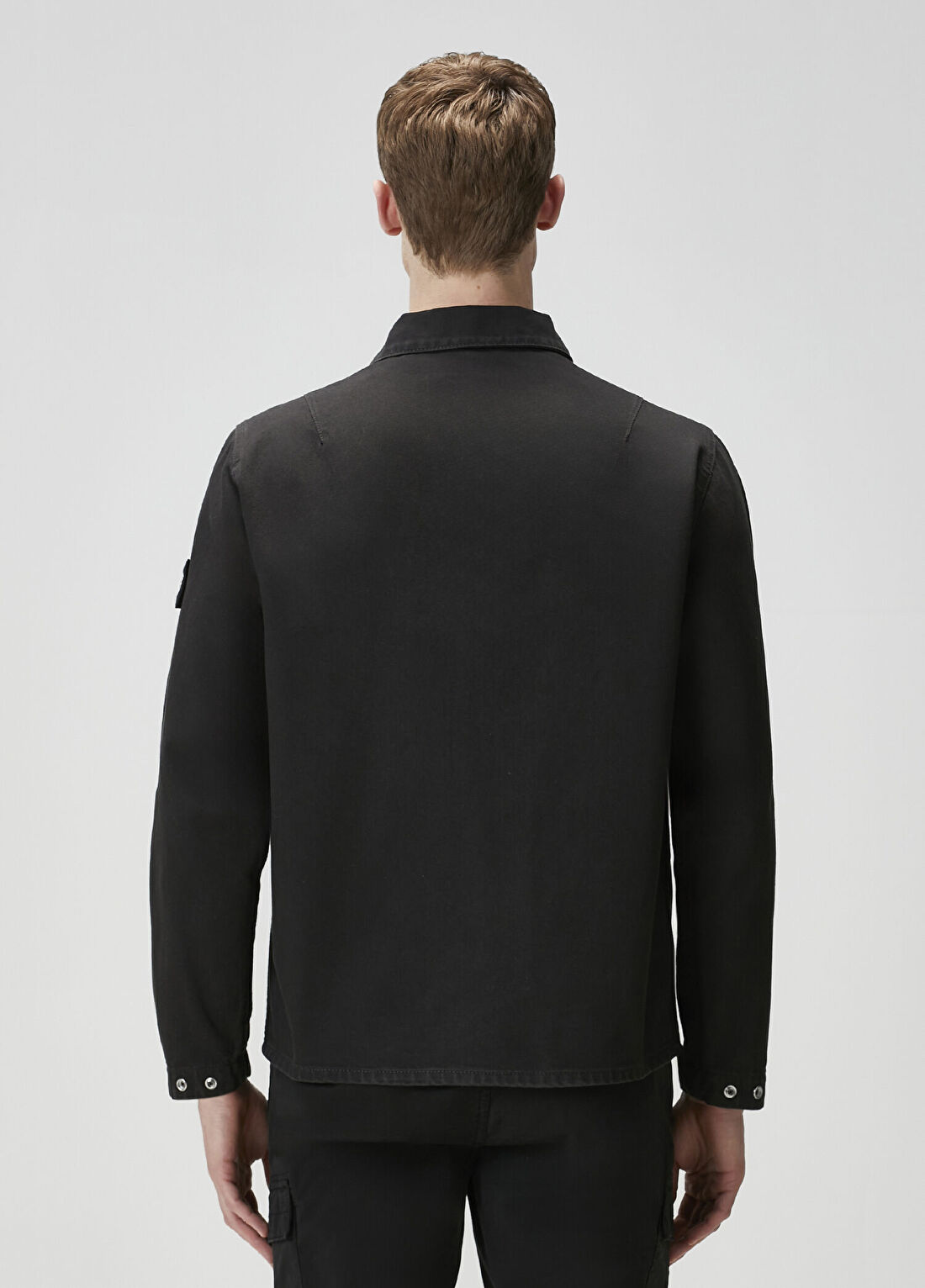 Stone Island Siyah Denim Ceket görsel 4
