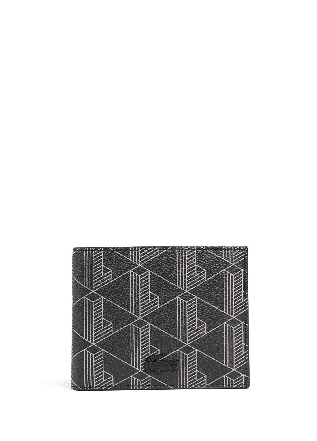 Lacoste The Blend Monogram Siyah Erkek Cüzdan