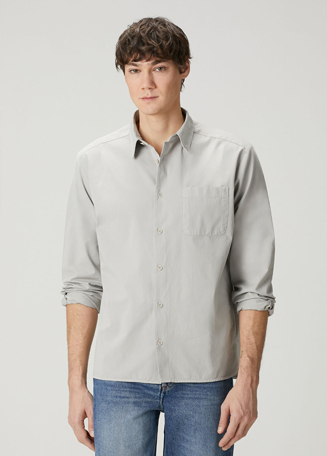 A.P.C. Chemise Açık Gri Gömlek