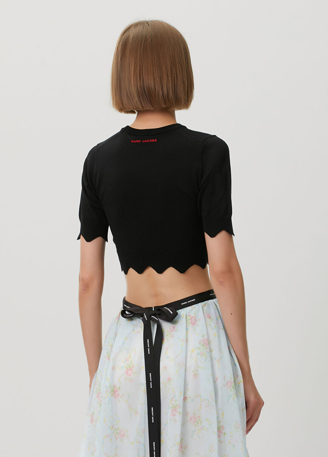 Marc Jacobs Siyah Crop Triko görsel 4