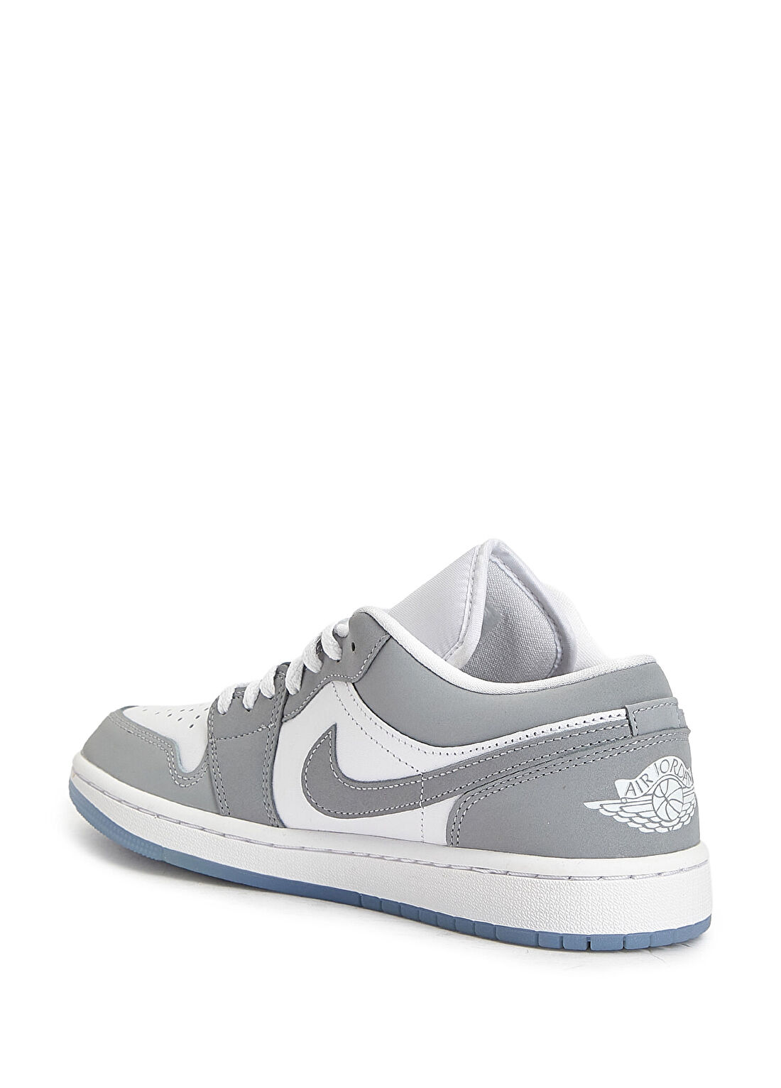 Nike WMNS Air Jordan 1 Gri Beyaz Kadın Deri Sneaker görsel 3