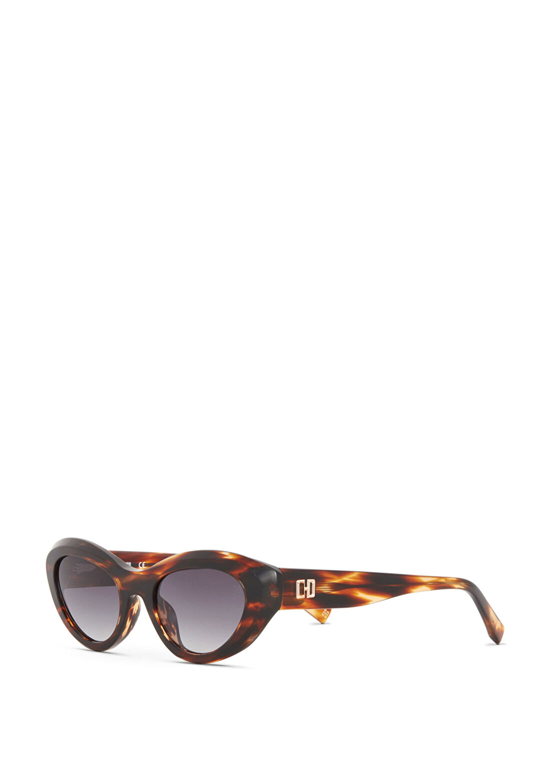 Hermossa Hm 1678 C2 Cat Eye Havana Asetat Kadın Güneş Gözlüğü