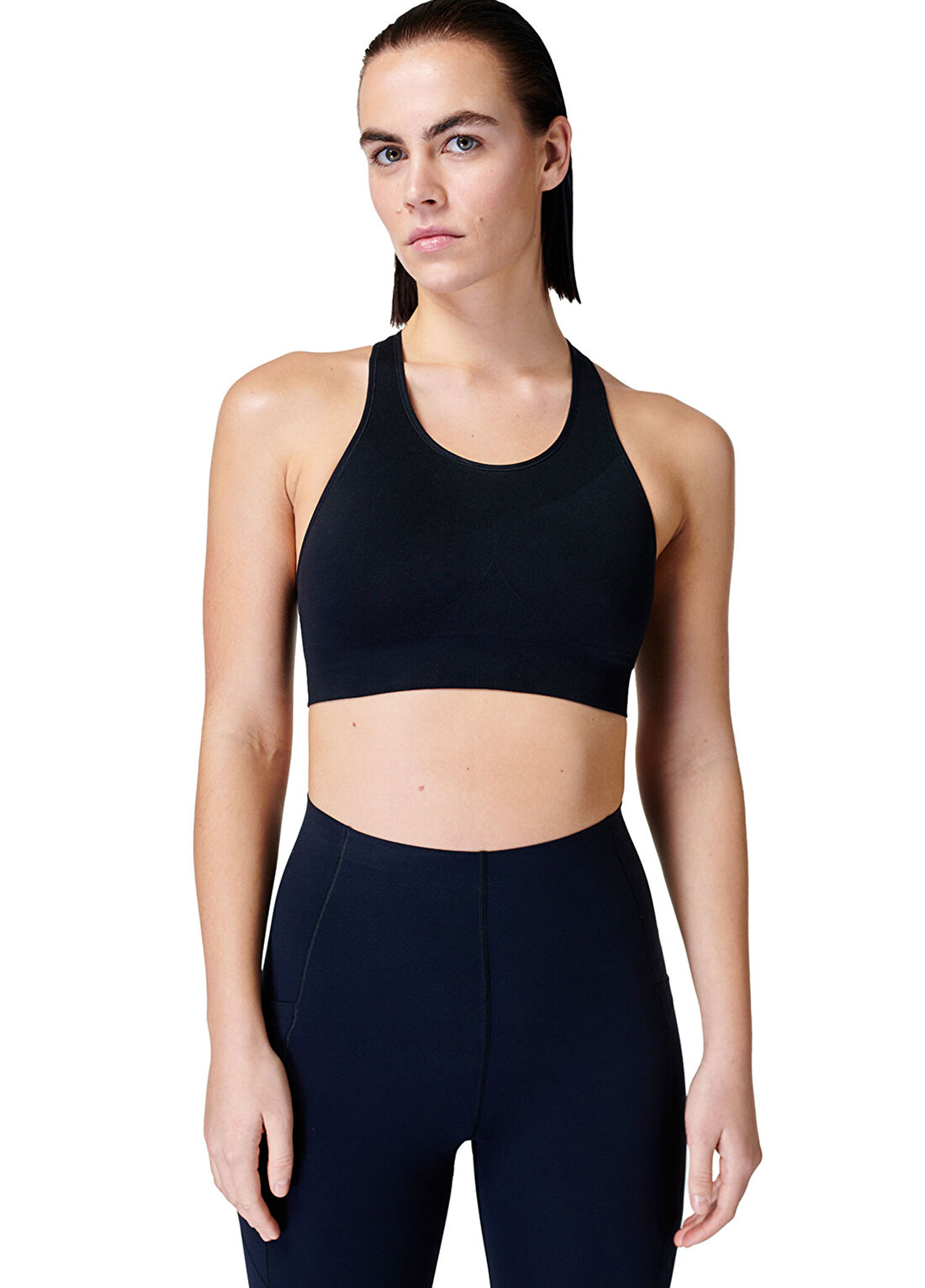 Sweaty Betty Stamina Workout Siyah Kadın Spor Sütyeni görsel 4