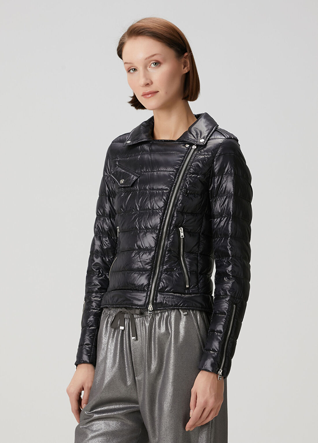 Herno Siyah Puffer Mont