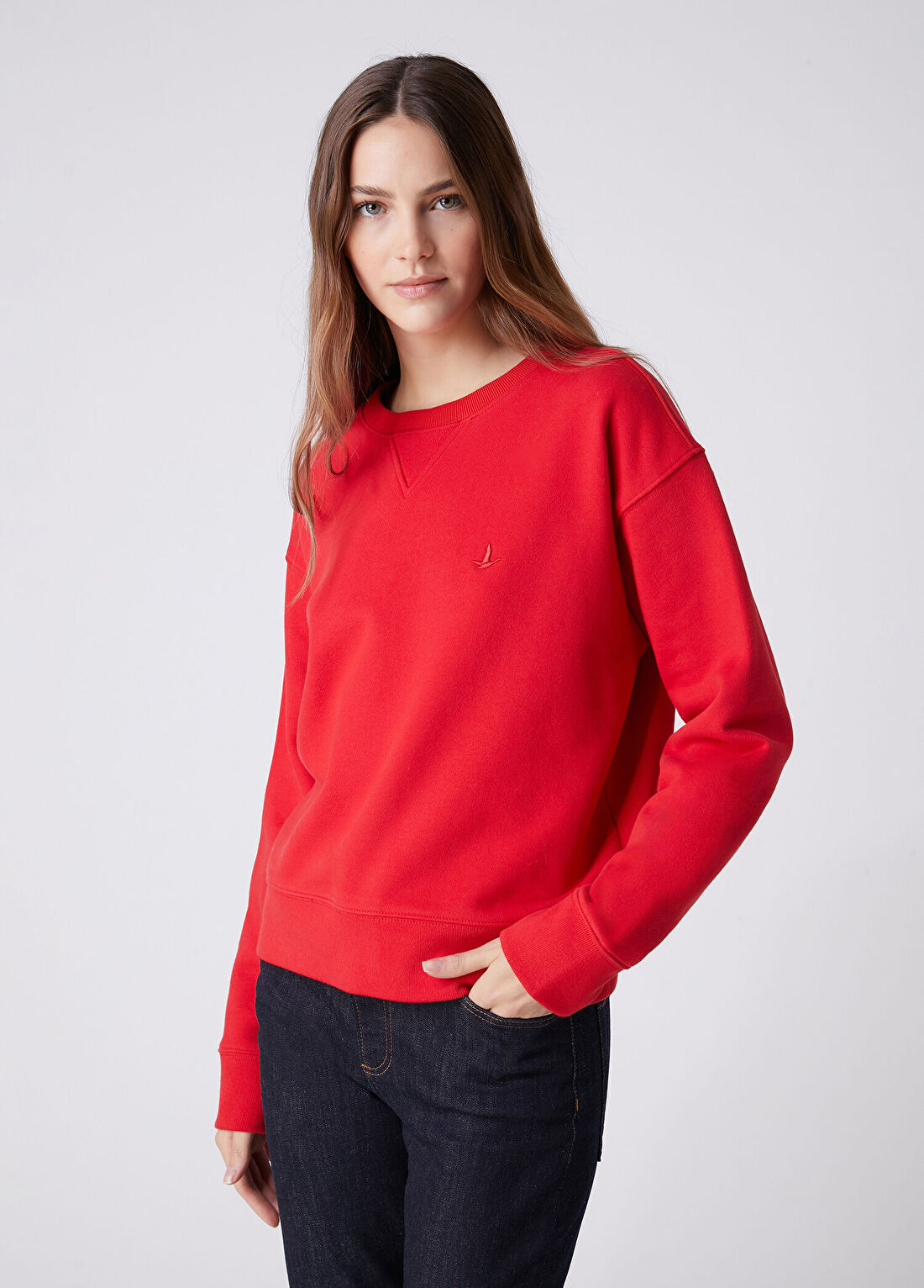 Beymen Club Kırmızı Basic Sweatshirt