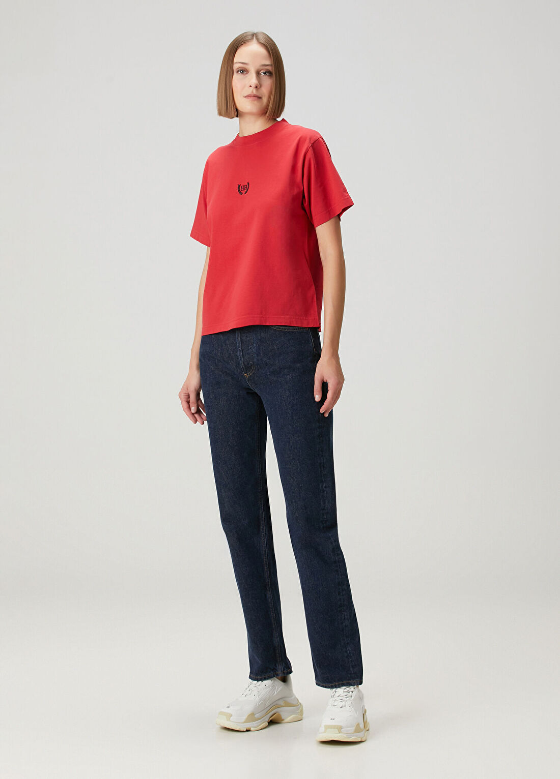 Balenciaga Kırmızı T-shirt görsel 2