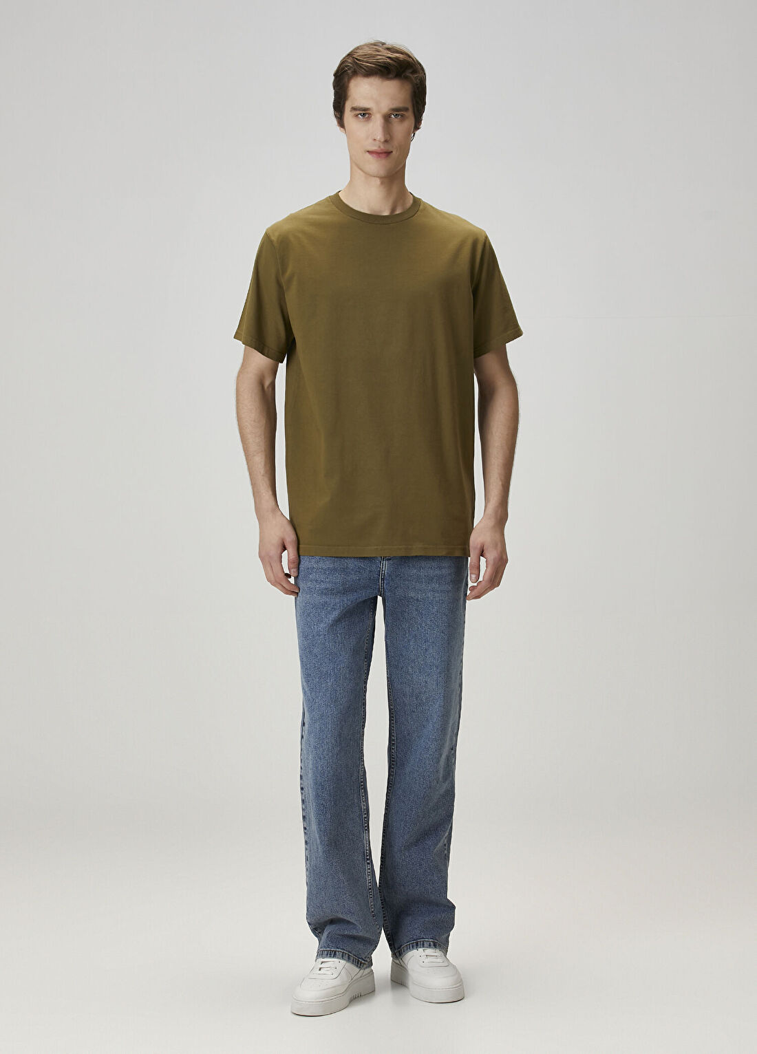 American Vintage Haki T-shirt görsel 2