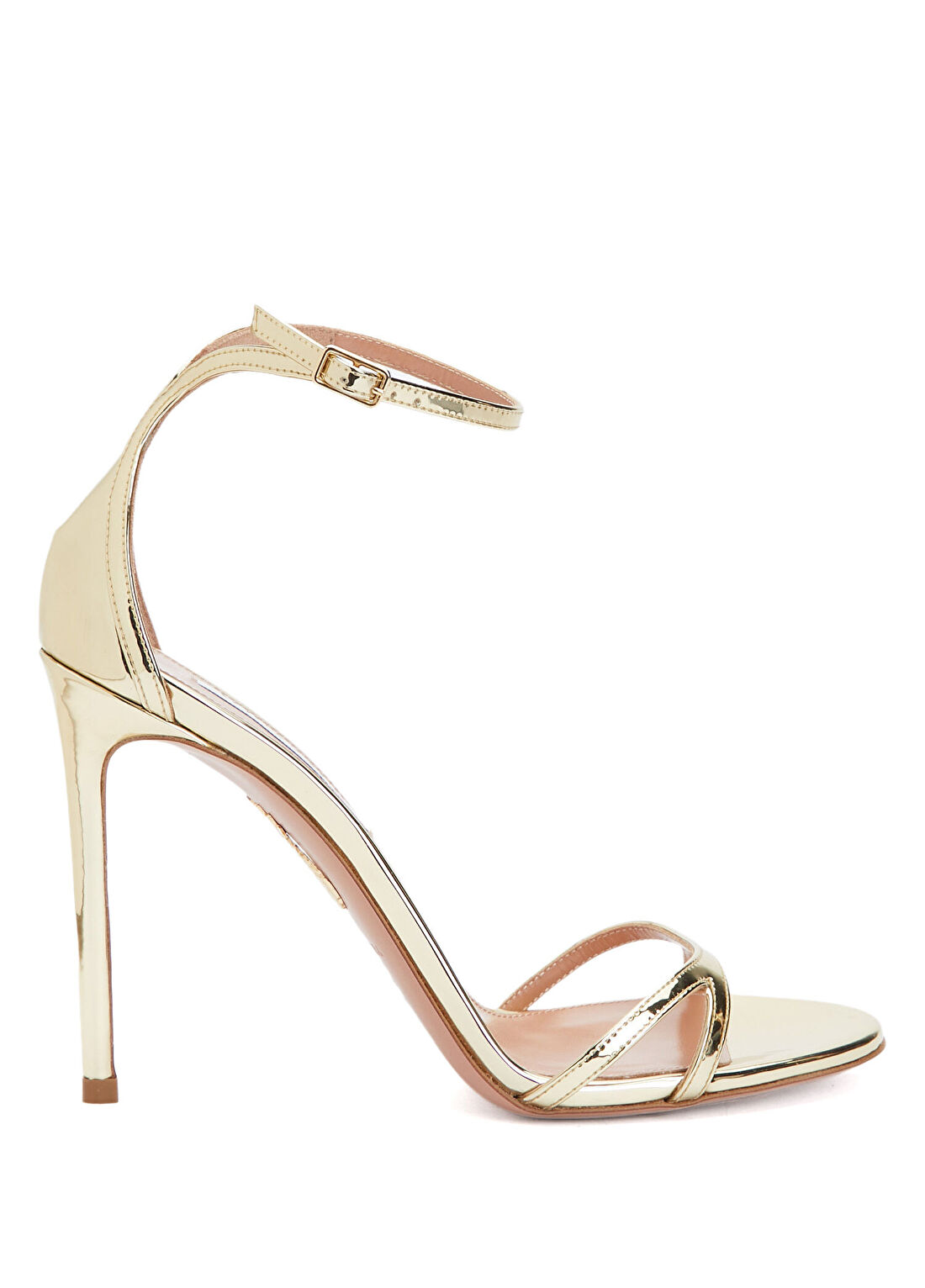 Aquazzura Nuda Gold Kadın Sandalet