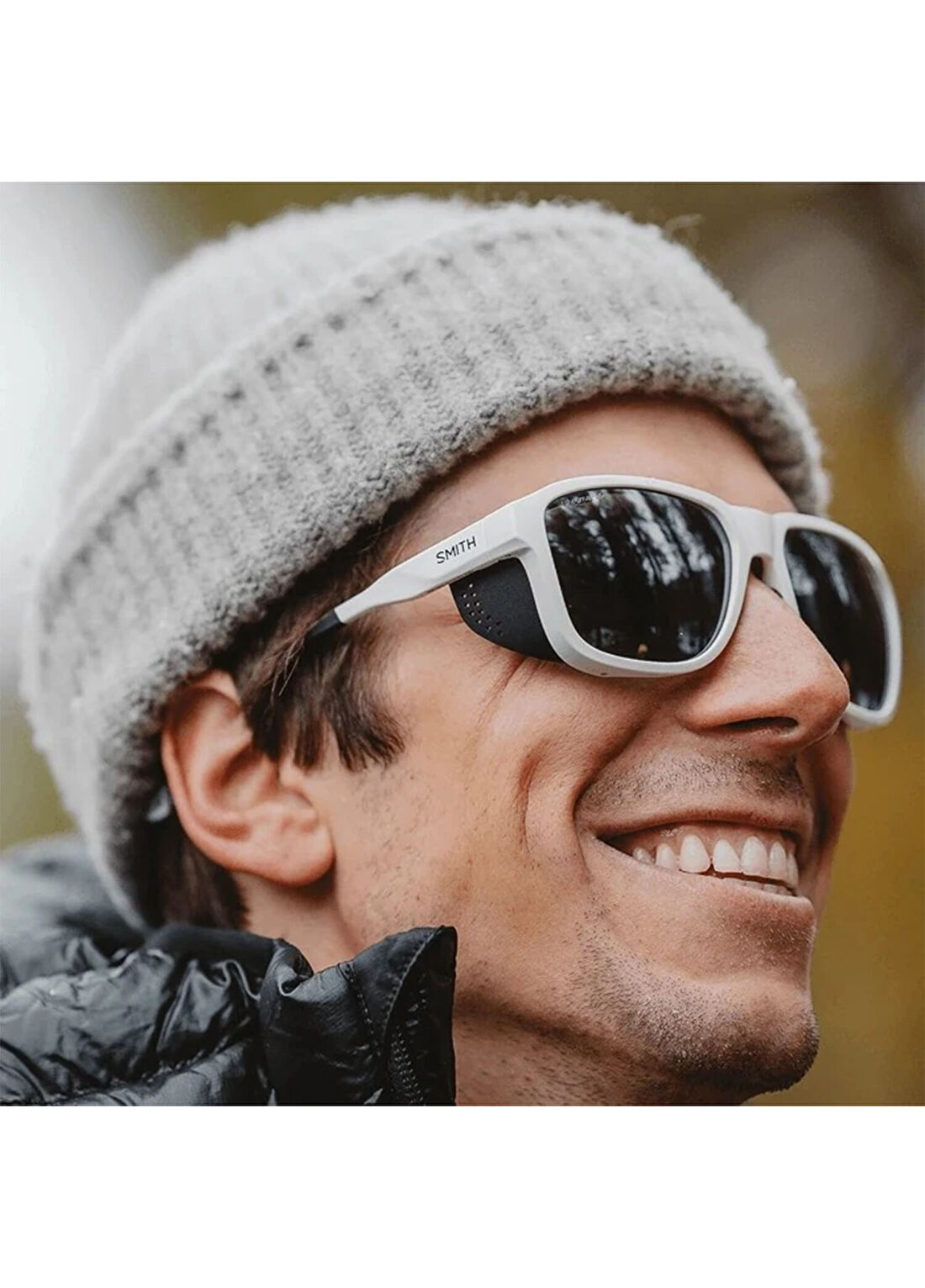 Smith Embark Beyaz ChromaPop Polarized Platinum Unisex Güneş Gözlüğü görsel 4