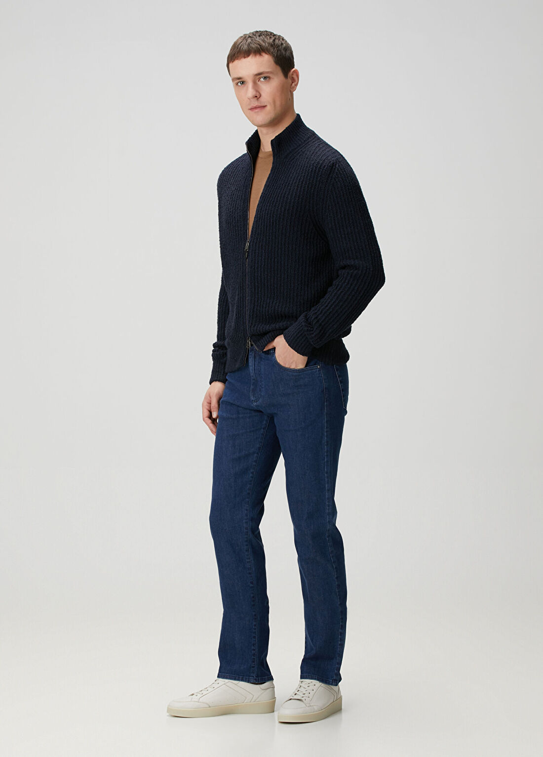 Canali Mavi Jean Pantolon