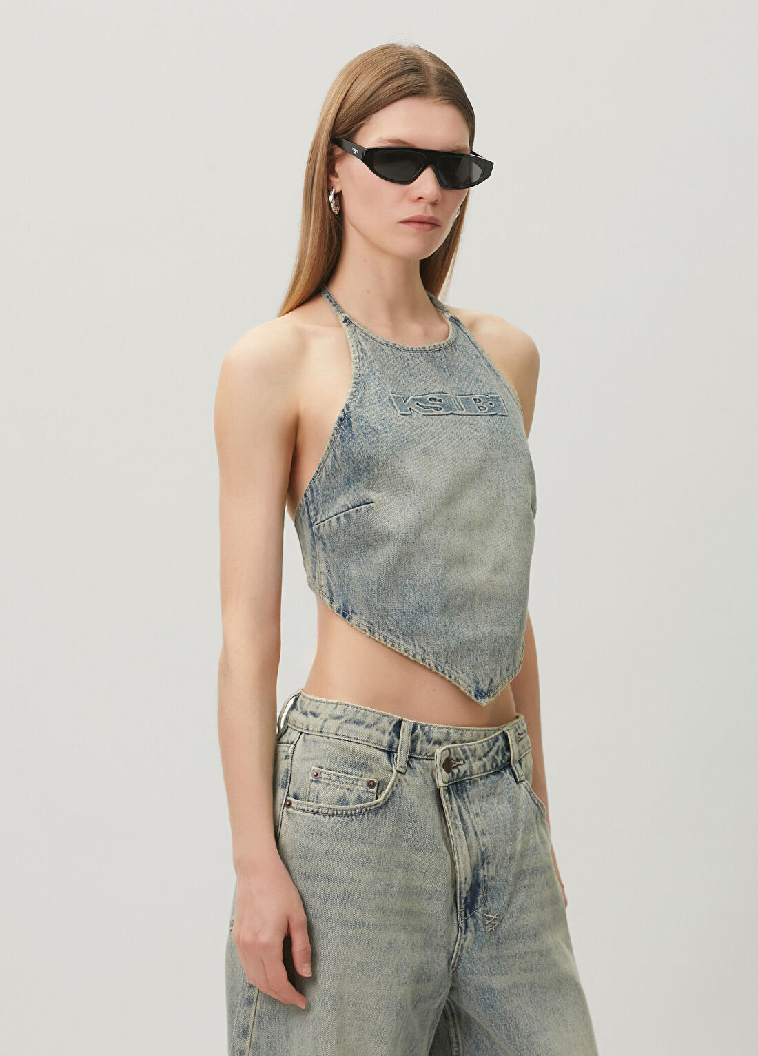 KSUBI Mavi Denim Bluz