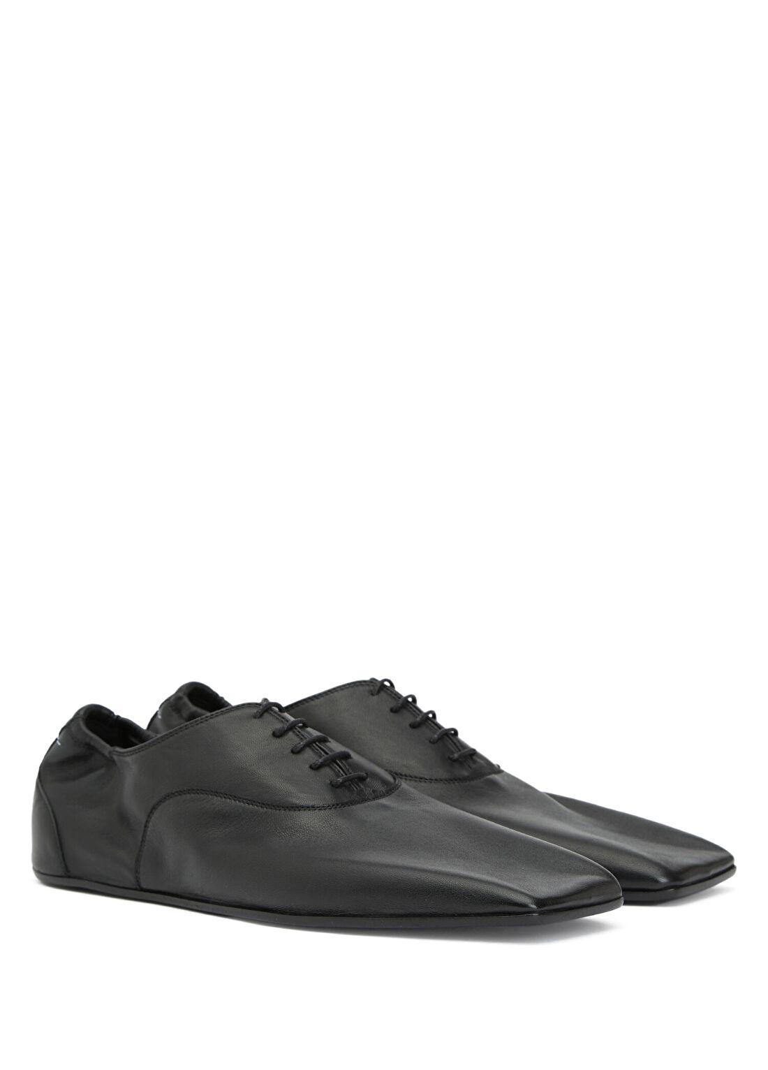 MM6 Maison Margiela Siyah Erkek Deri Loafer görsel 2