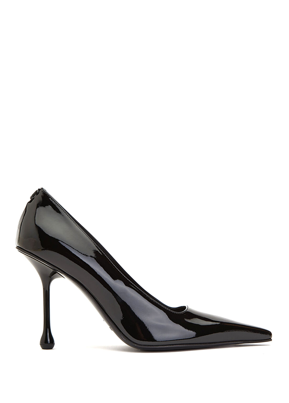 Jimmy Choo Ixia Siyah Rugan Deri Stiletto