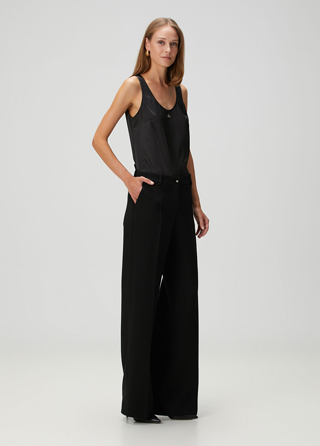 Dolce&Gabbana Siyah İpek Bluz görsel 2