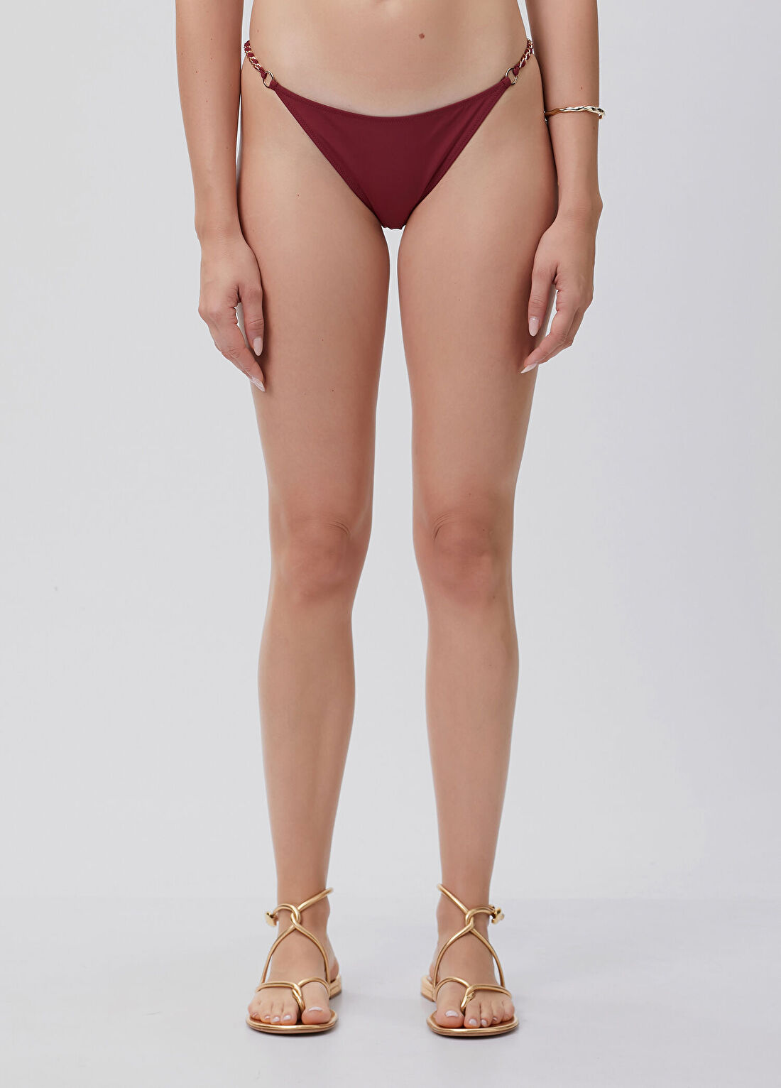 Livy Snake River Bordo Bikini Altı görsel 2