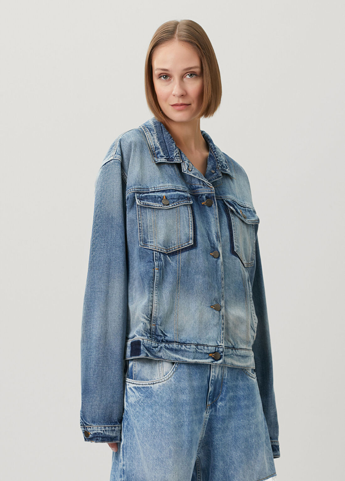 Maison Margiela Mavi Denim Ceket
