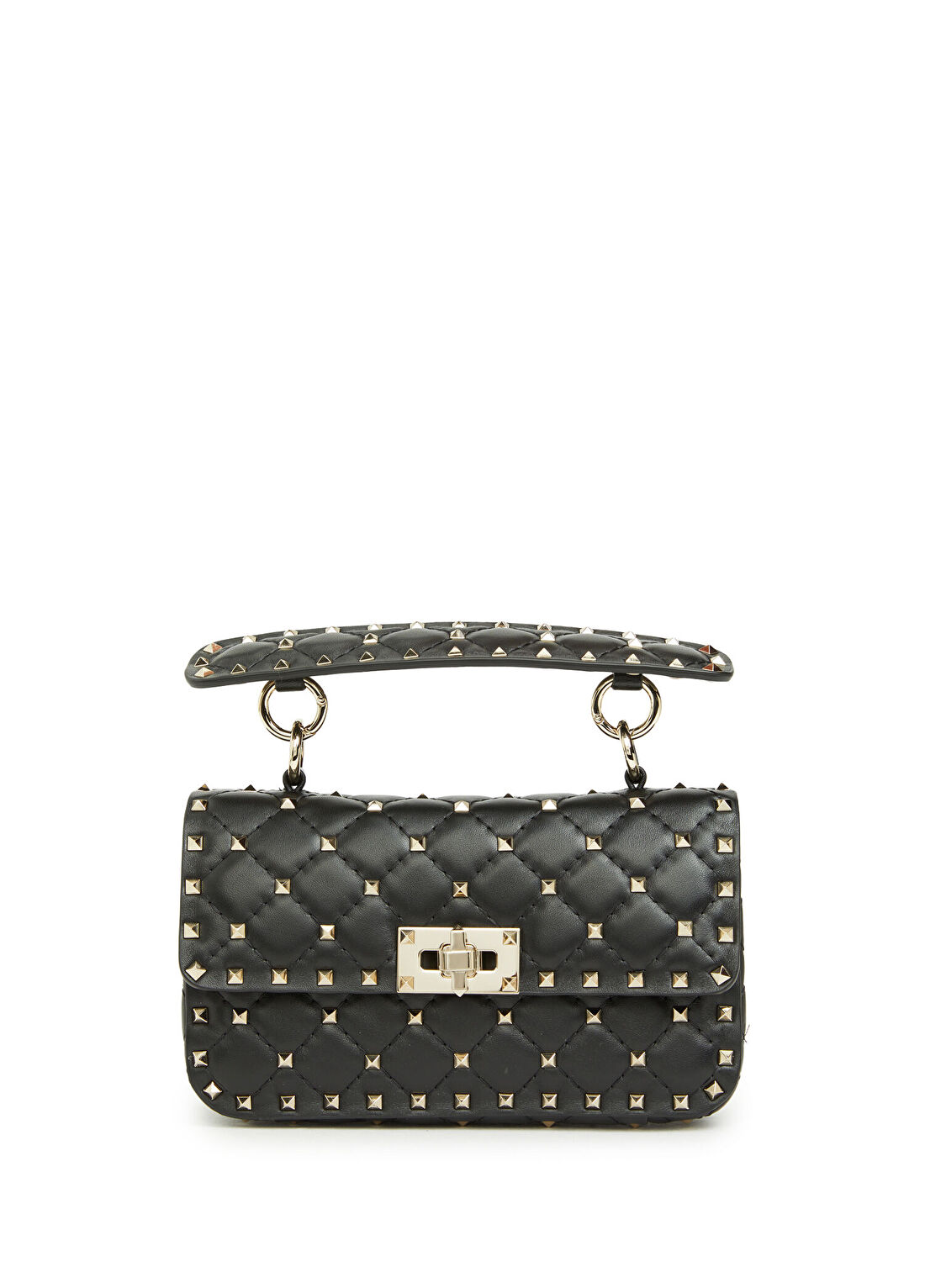 Valentino Garavani Rockstud Spike Small Siyah Kadın Deri Çanta