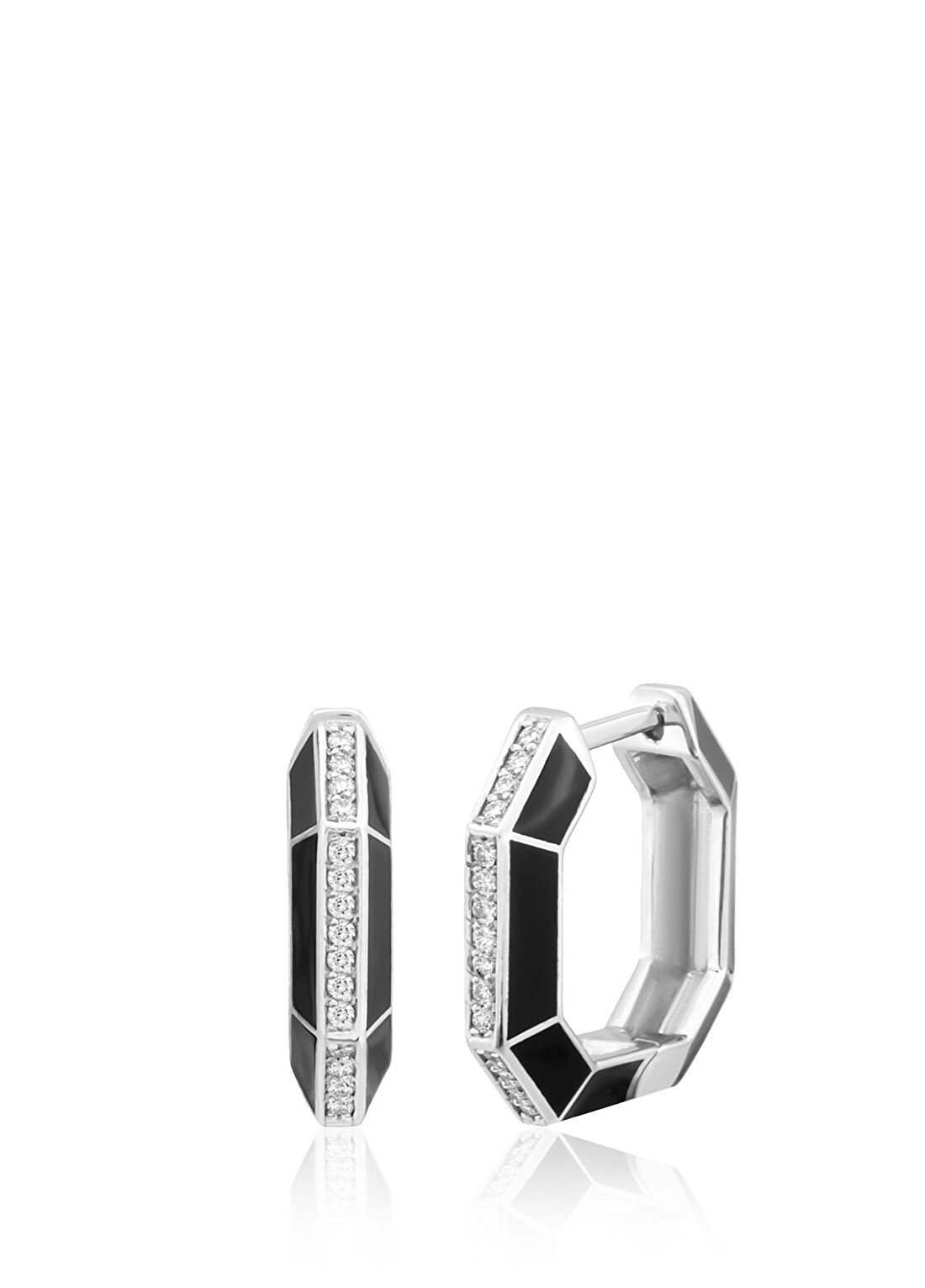 New Heritage Jewellery Pırlanta Detaylı Kadın Altın Küpe