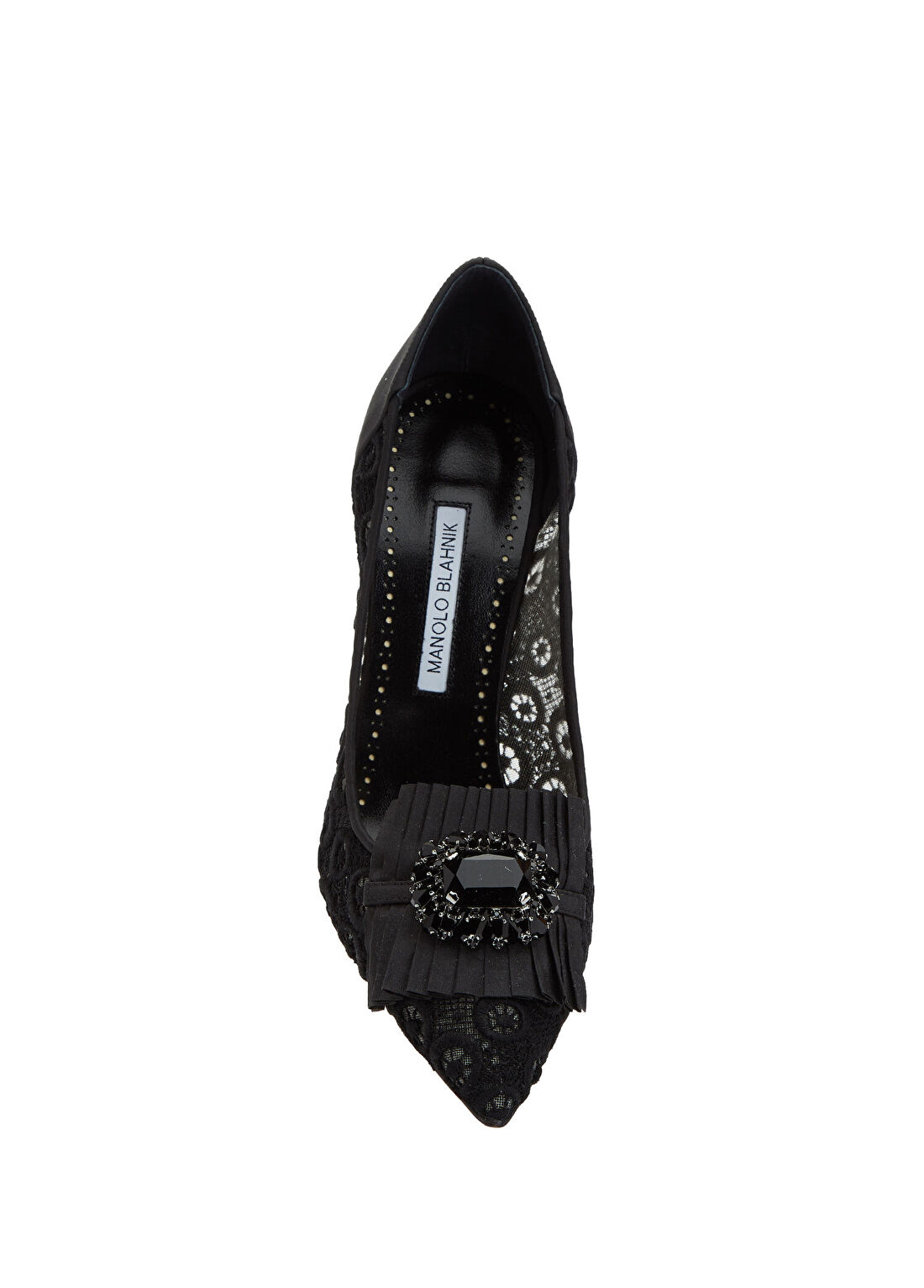 Manolo Blahnik Danceny Siyah Stiletto görsel 4