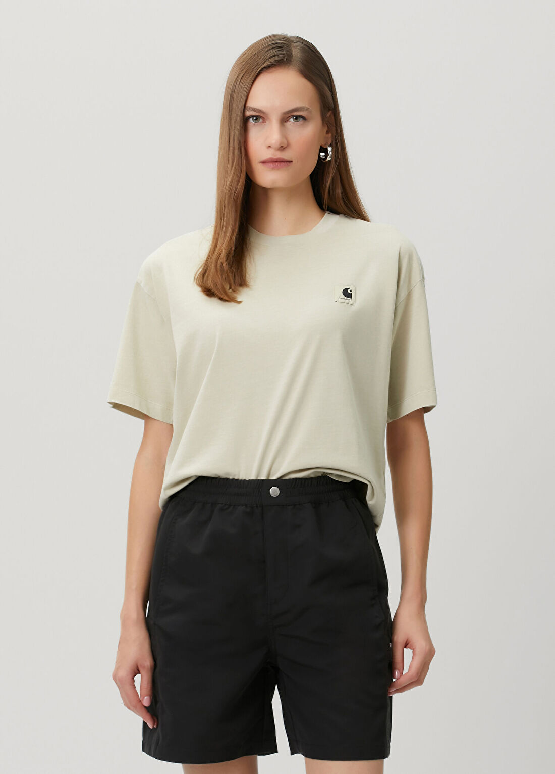 Carhartt WIP Nelson Bej T-shirt görsel 3